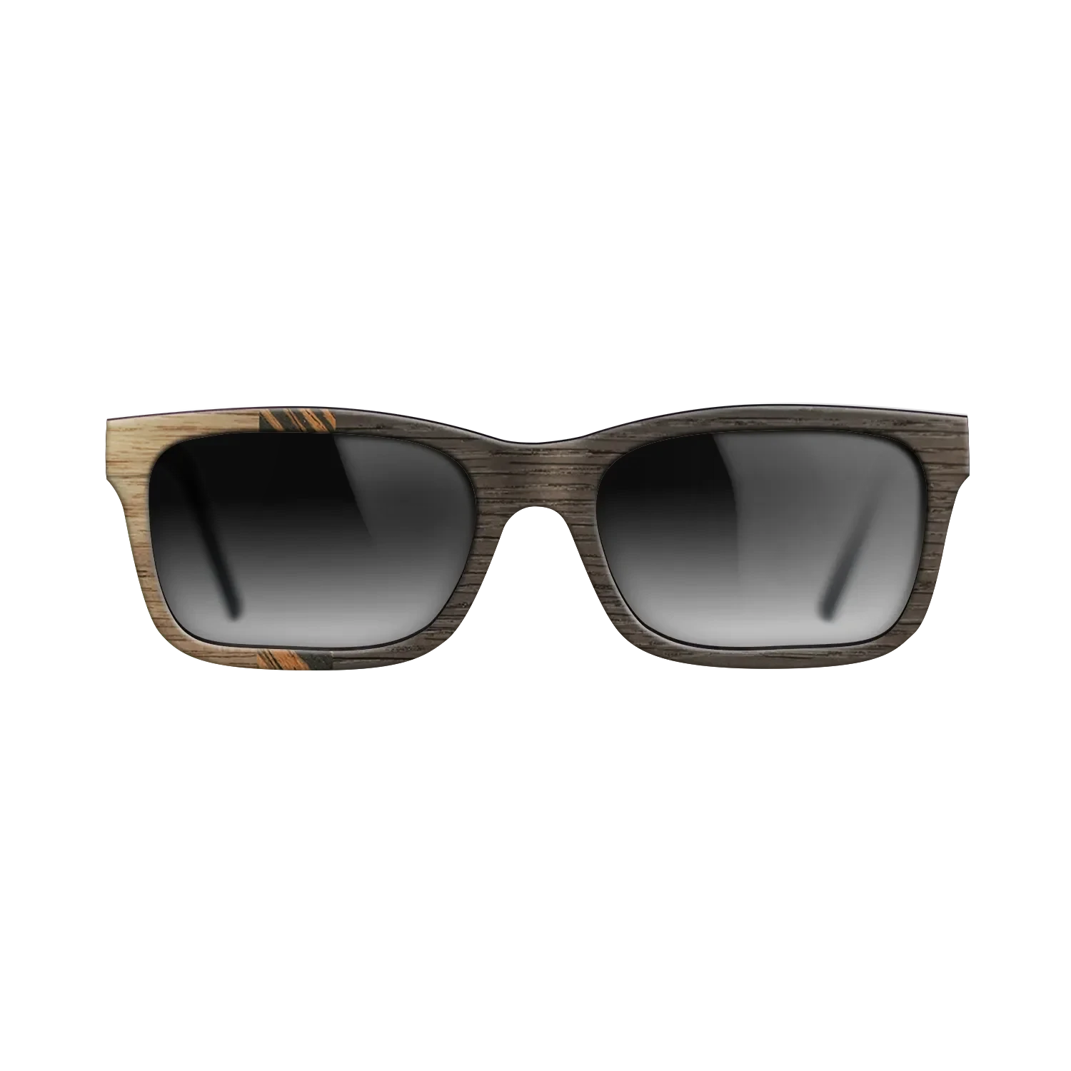 Walnut: Straight Grain,Italian Ebony,Fumed Oak: Bauhaus - The Sage - Rectangle - SIRIS wood optic