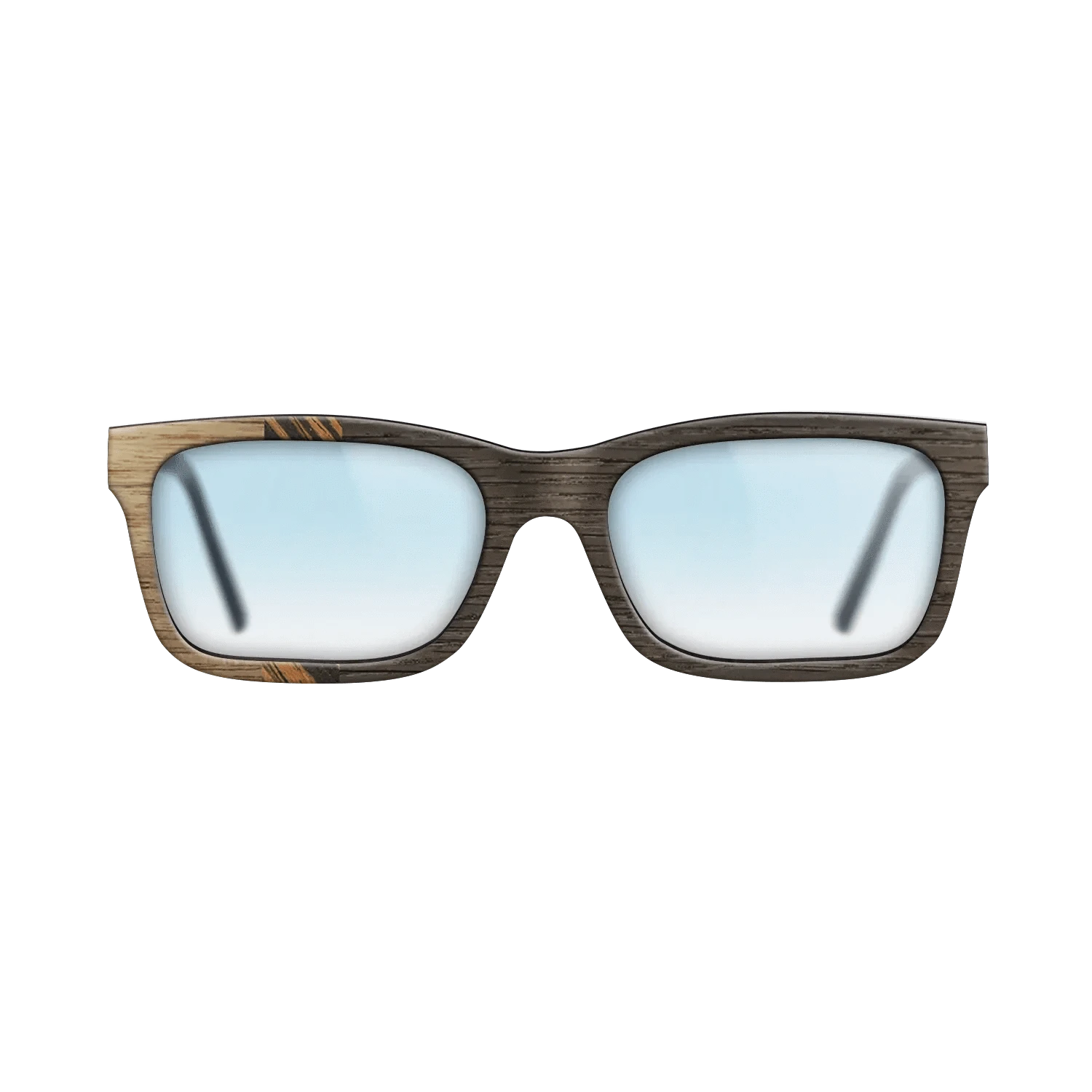 Walnut: Straight Grain,Italian Ebony,Fumed Oak: Bauhaus - The Sage - Rectangle - SIRIS wood optic