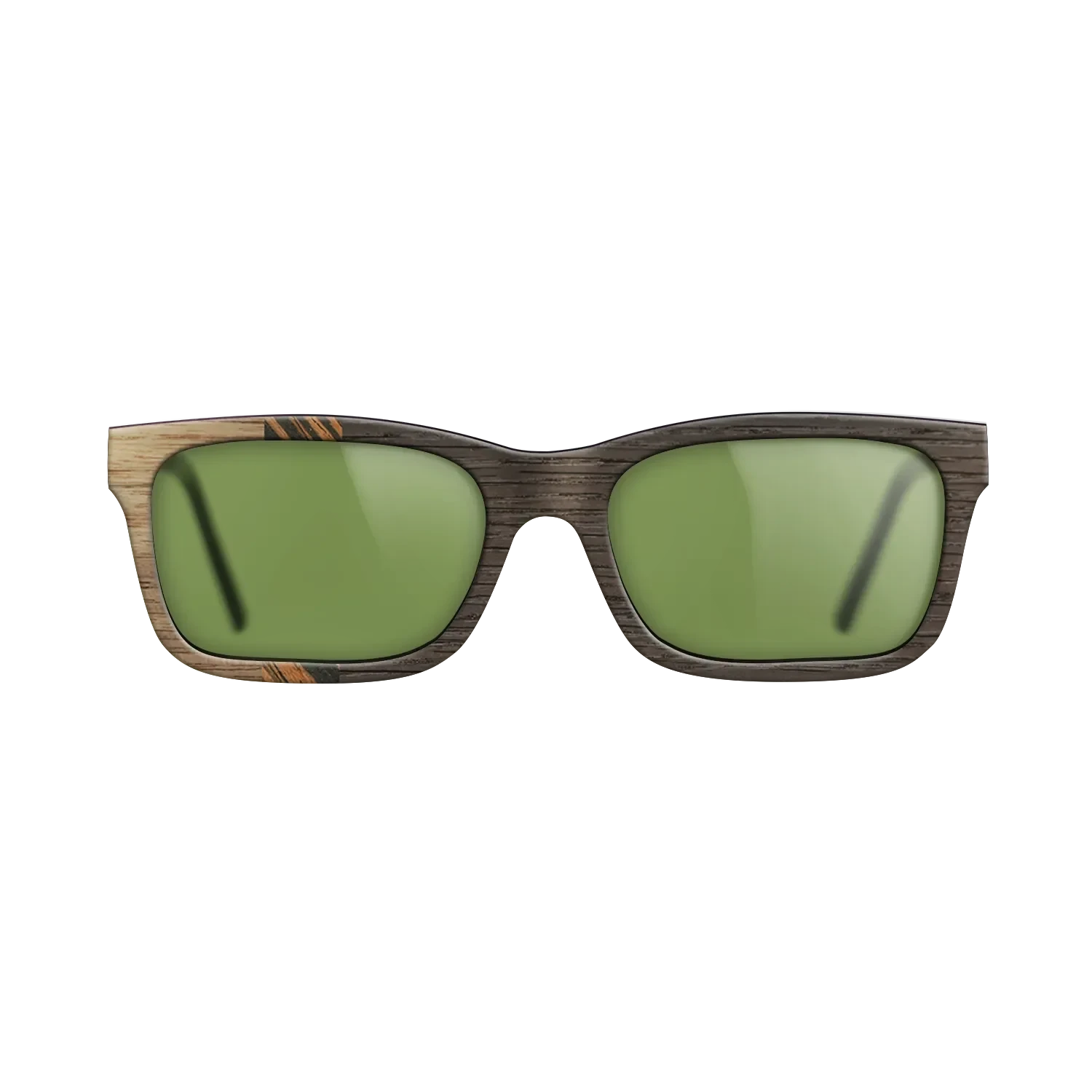 Walnut: Straight Grain,Italian Ebony,Fumed Oak: Bauhaus - The Sage - Rectangle - SIRIS wood optic