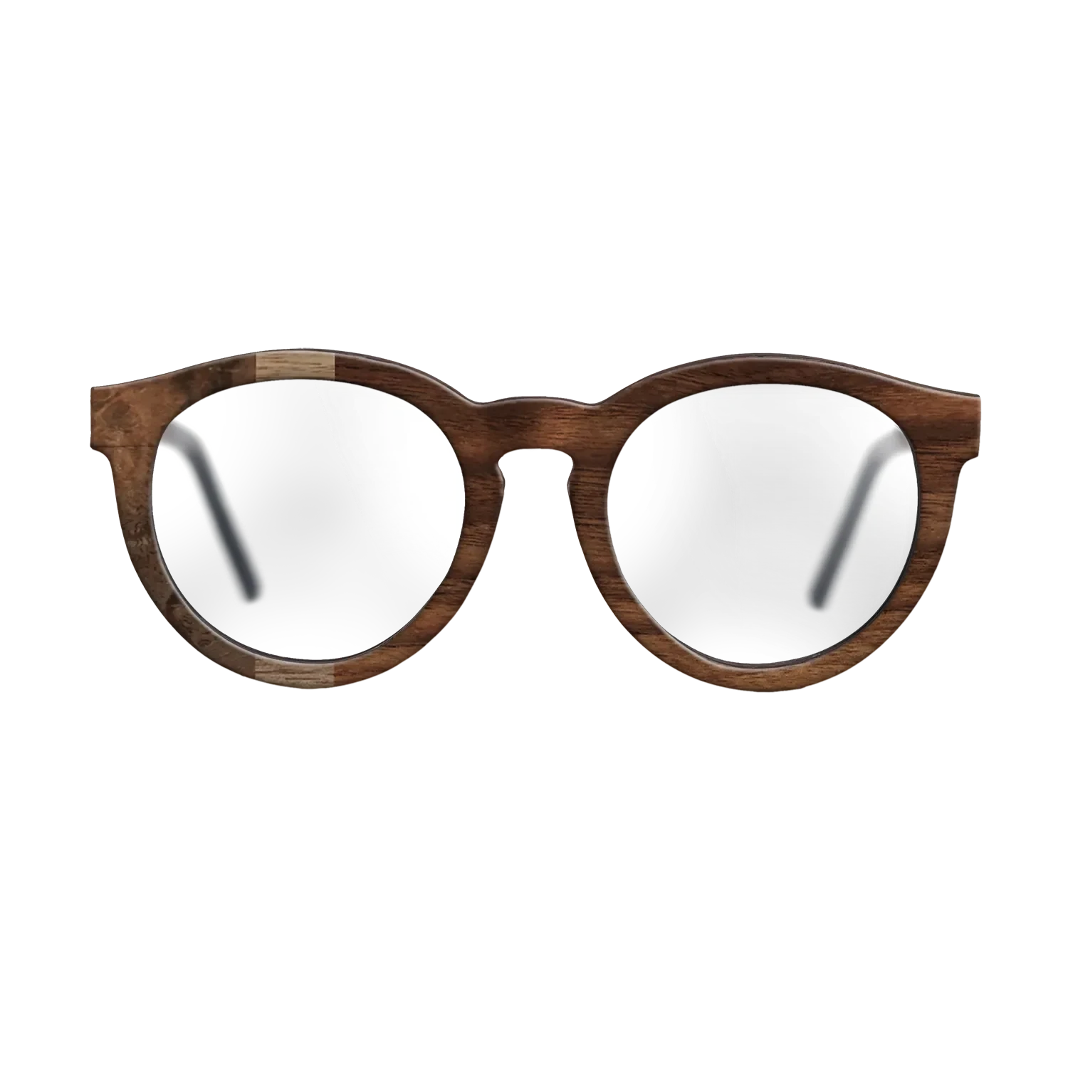Walnut Burl,Walnut: Straight Grain,Walnut Claro Dark: Angle Cut - The Rebel - Round - SIRIS wood optic