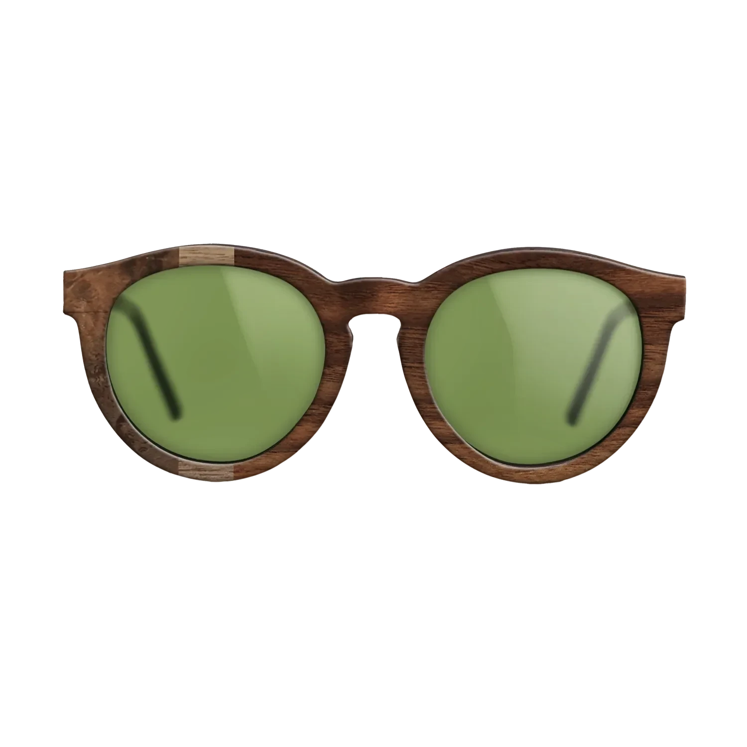 Walnut Burl,Walnut: Straight Grain,Walnut Claro Dark: Angle Cut - The Rebel - Round - SIRIS wood optic