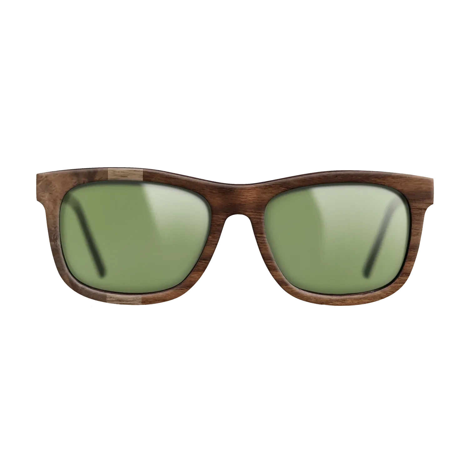 Walnut Burl,Walnut: Straight Grain,Walnut Claro Dark: Angle Cut - The Hero - Square - SIRIS wood optic