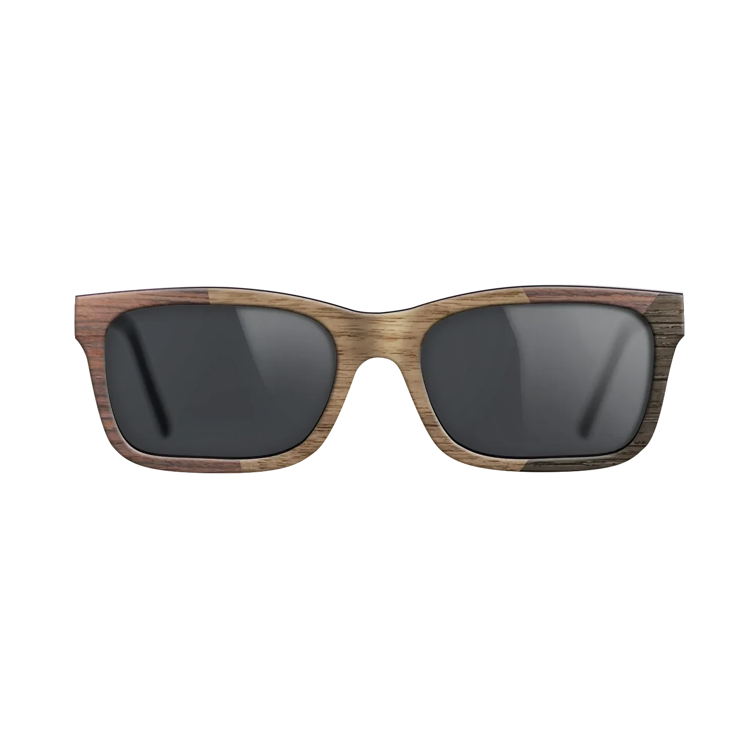 Walnut: Straight Grain,Rosewood Reconstituted,Fumed Oak: Angle Cut - The Sage - Rectangle - SIRIS wood optic