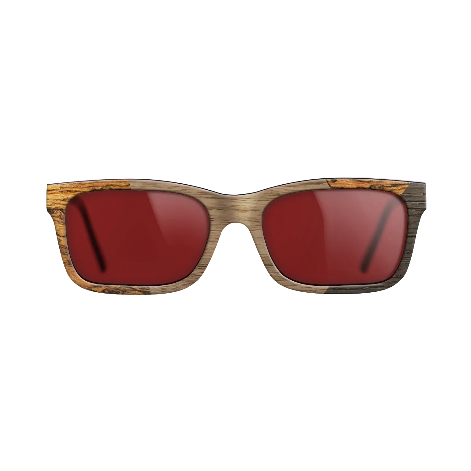 Walnut: Straight Grain,Bocote,Fumed Oak: Angle Cut - The Sage - Rectangle - SIRIS wood optic