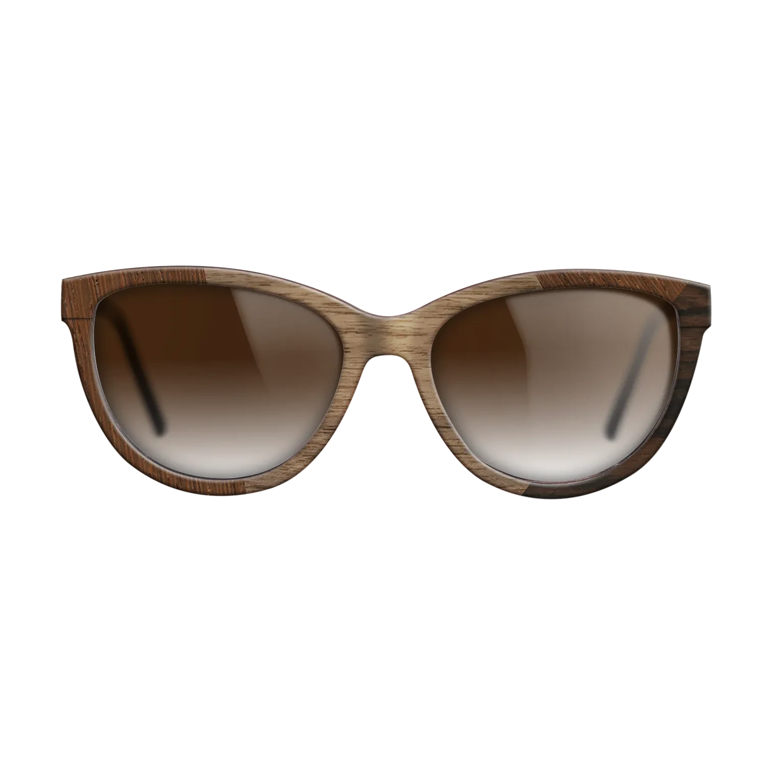 Walnut: Straight Grain,Wenge,Ziricote Dark Quartered: Angle Cut - The Maiden - Cat - SIRIS wood optic