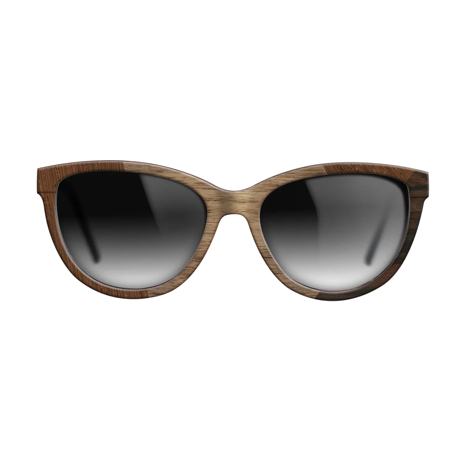 Walnut: Straight Grain,Wenge,Ziricote Dark Quartered: Angle Cut - The Maiden - Cat - SIRIS wood optic