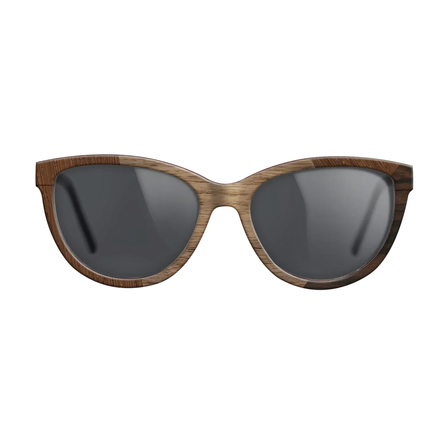 Walnut: Straight Grain,Wenge,Ziricote Dark Quartered: Angle Cut - The Maiden - Cat - SIRIS wood optic