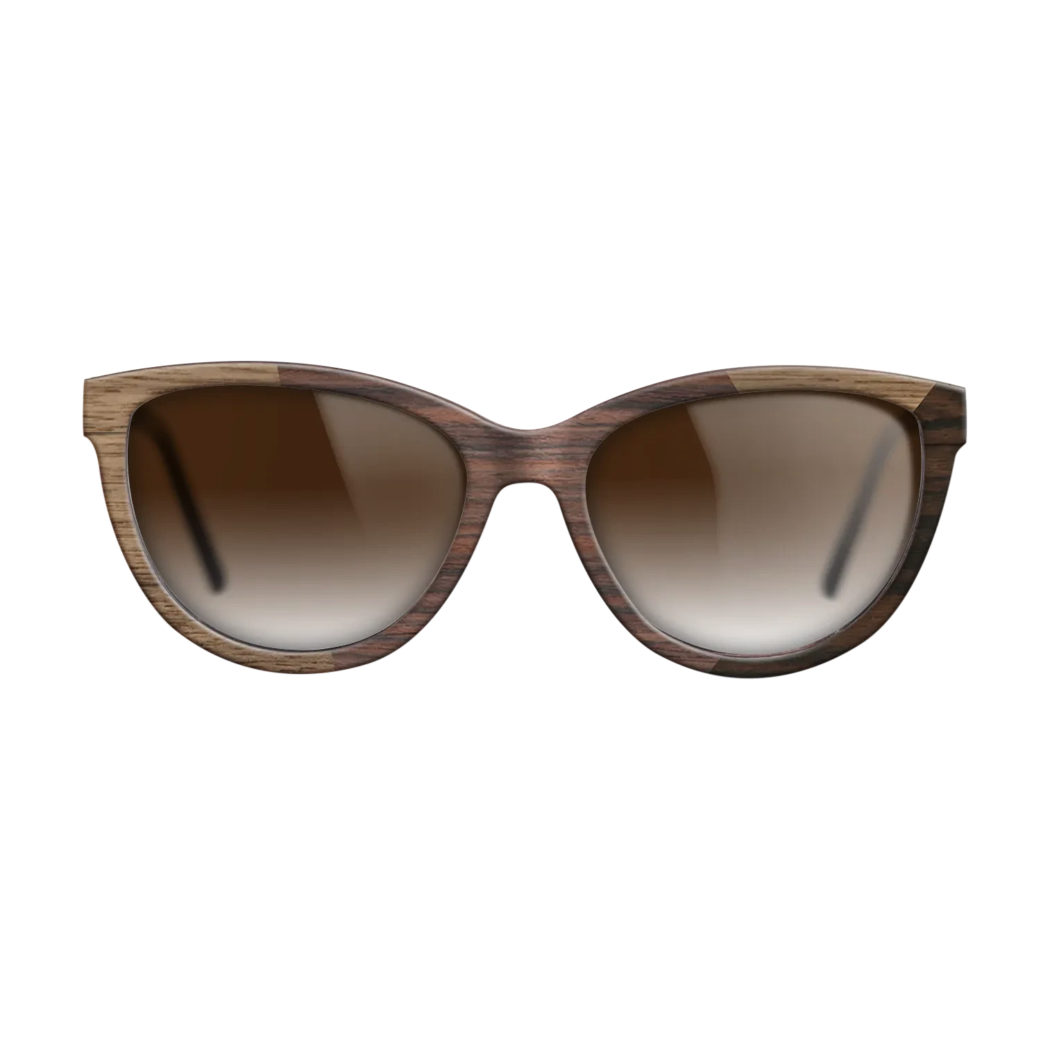 Rosewood Reconstituted,Walnut: Straight Grain,Ziricote Dark Quartered: Angle Cut - The Maiden - Cat - SIRIS wood optic