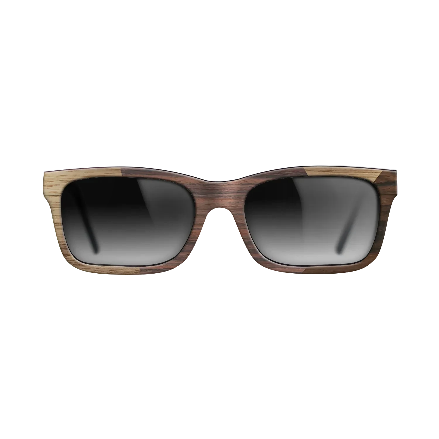 Rosewood Reconstituted,Walnut: Straight Grain,Ziricote Dark Quartered: Angle Cut - The Sage - Rectangle - SIRIS wood optic