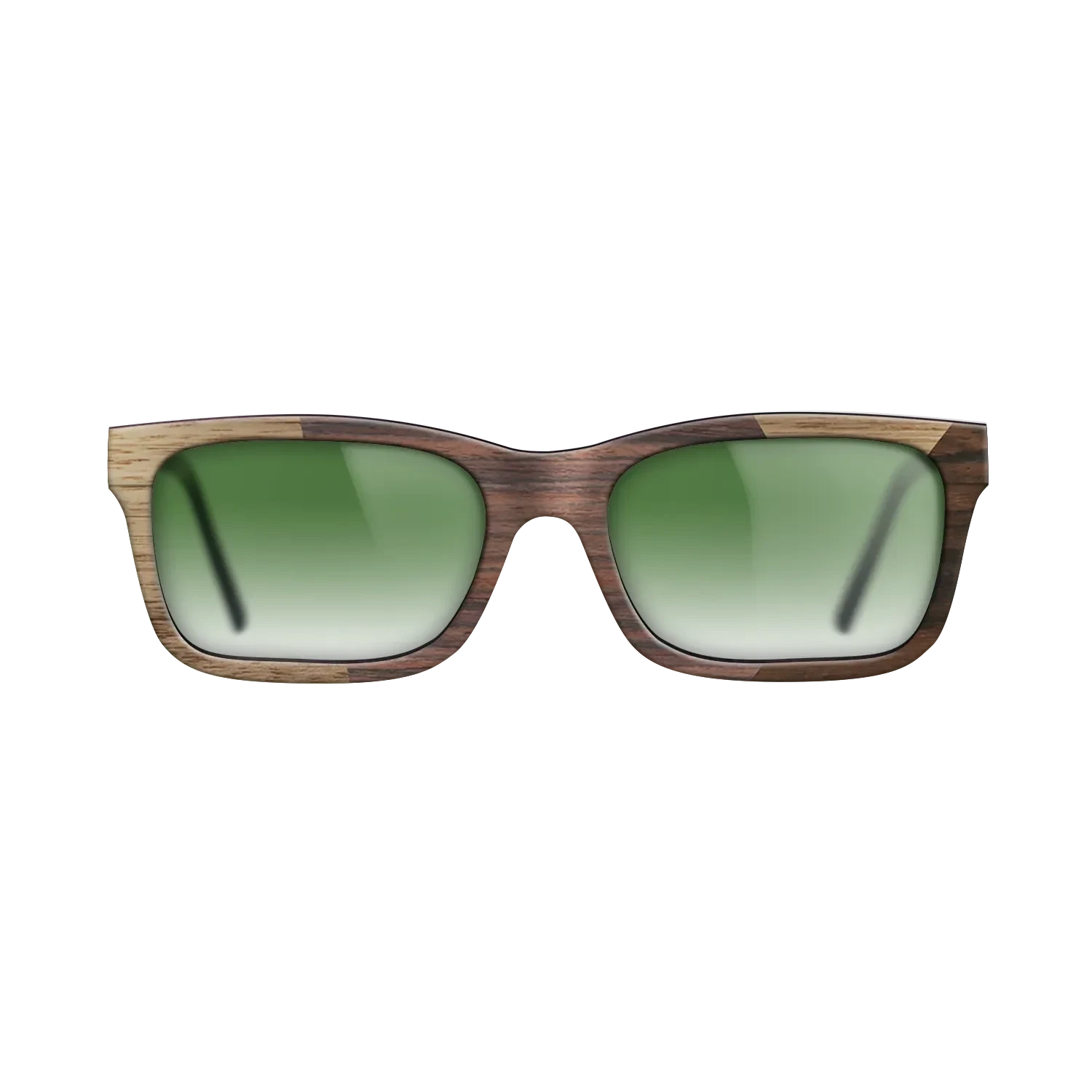 Rosewood Reconstituted,Walnut: Straight Grain,Ziricote Dark Quartered: Angle Cut - The Sage - Rectangle - SIRIS wood optic