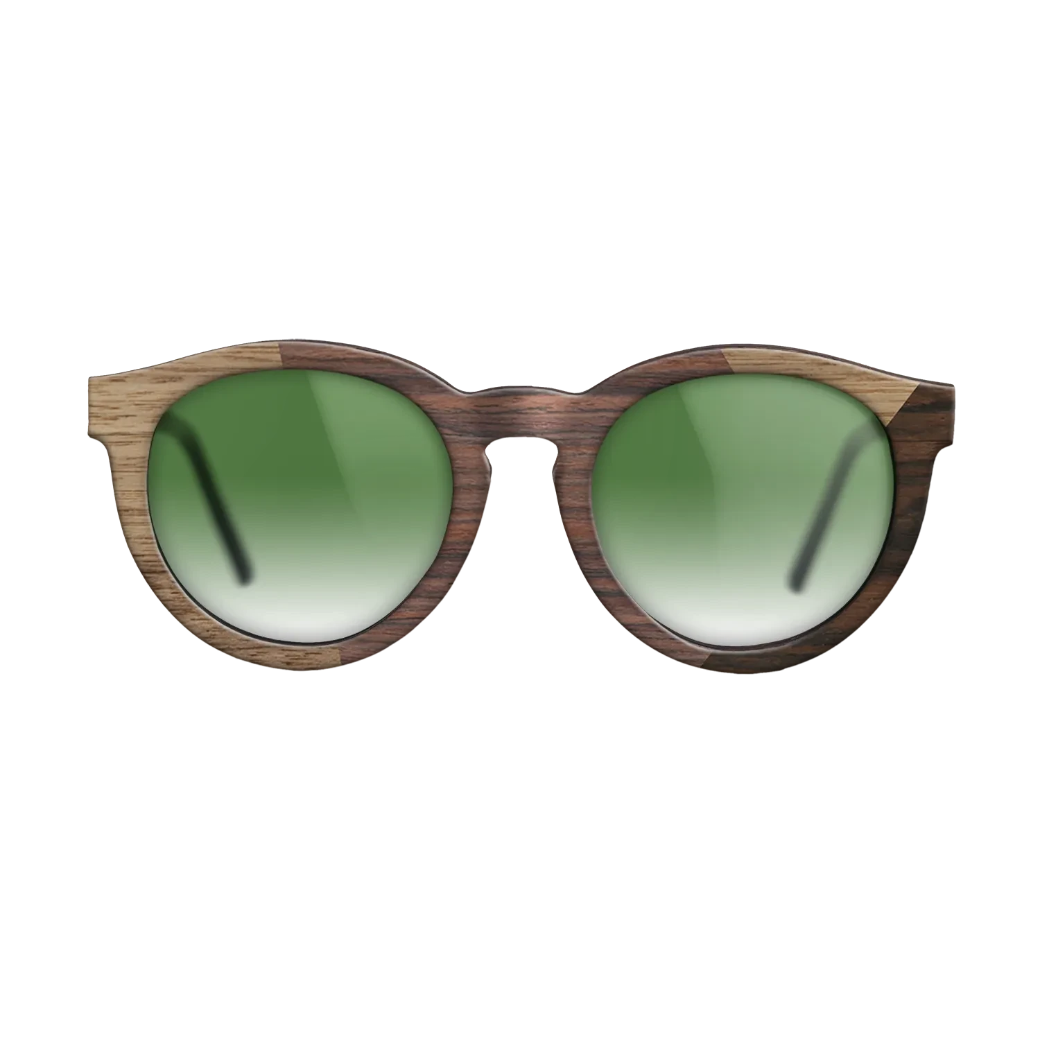 Rosewood Reconstituted,Walnut: Straight Grain,Ziricote Dark Quartered: Angle Cut - The Rebel - Round - SIRIS wood optic