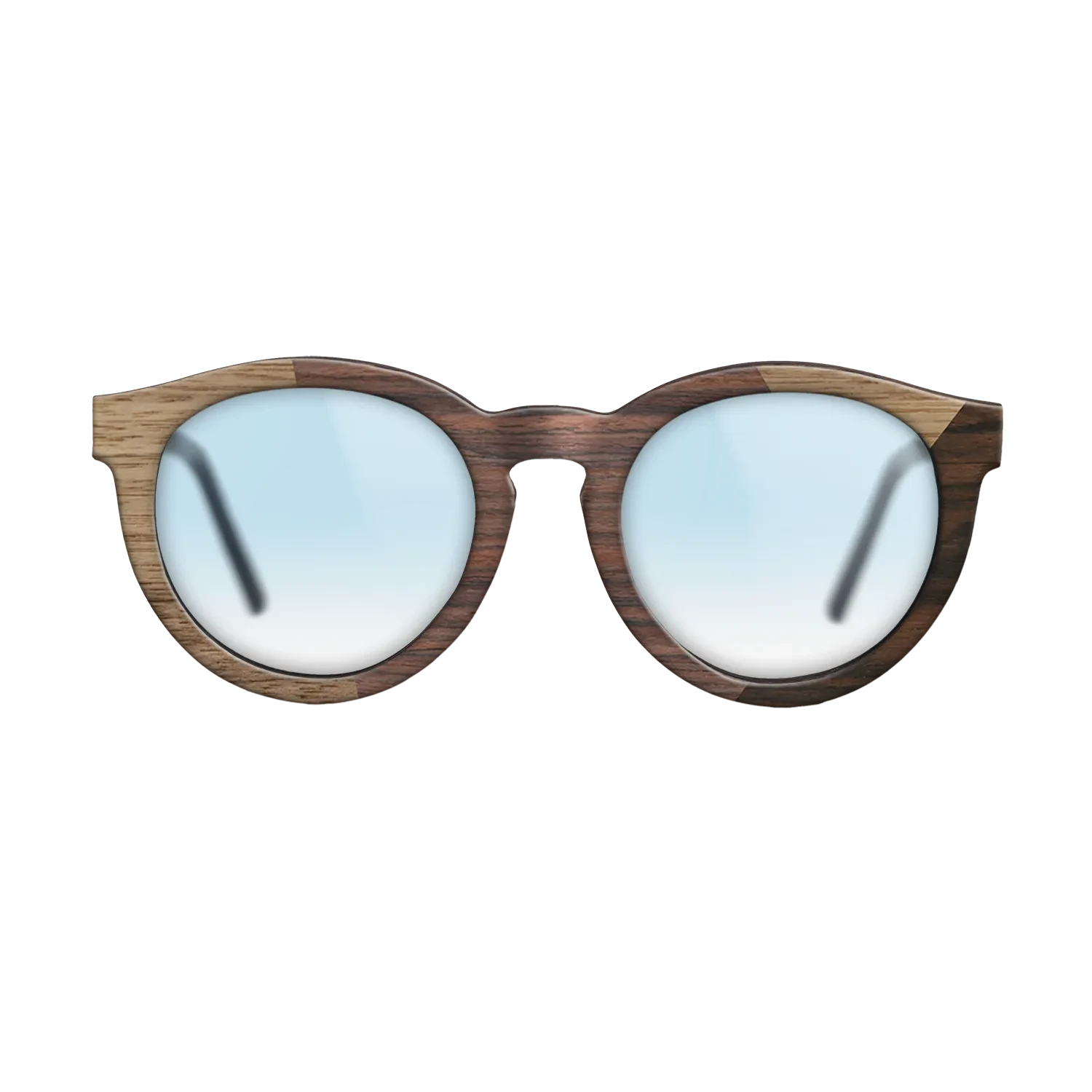 Rosewood Reconstituted,Walnut: Straight Grain,Ziricote Dark Quartered: Angle Cut - The Rebel - Round - SIRIS wood optic
