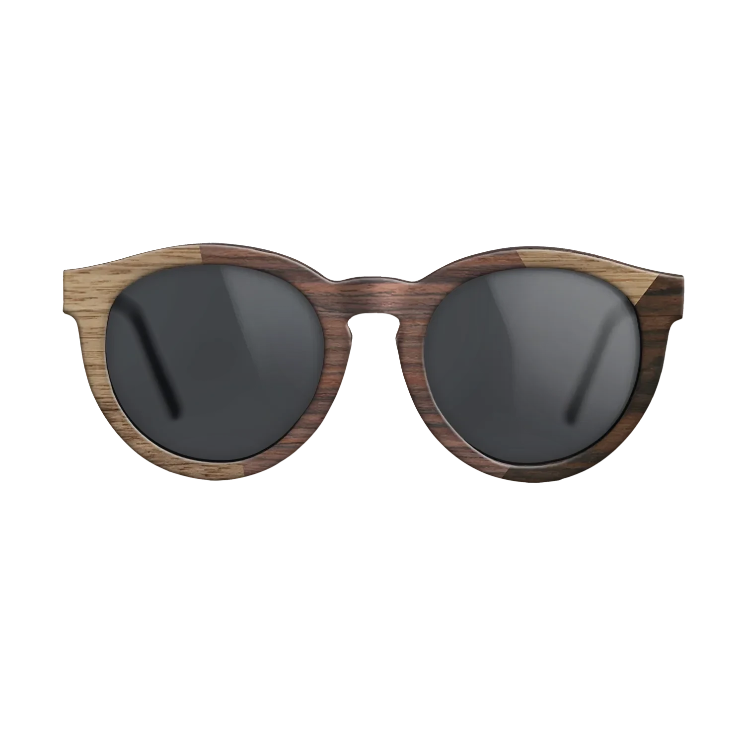 Rosewood Reconstituted,Walnut: Straight Grain,Ziricote Dark Quartered: Angle Cut - The Rebel - Round - SIRIS wood optic