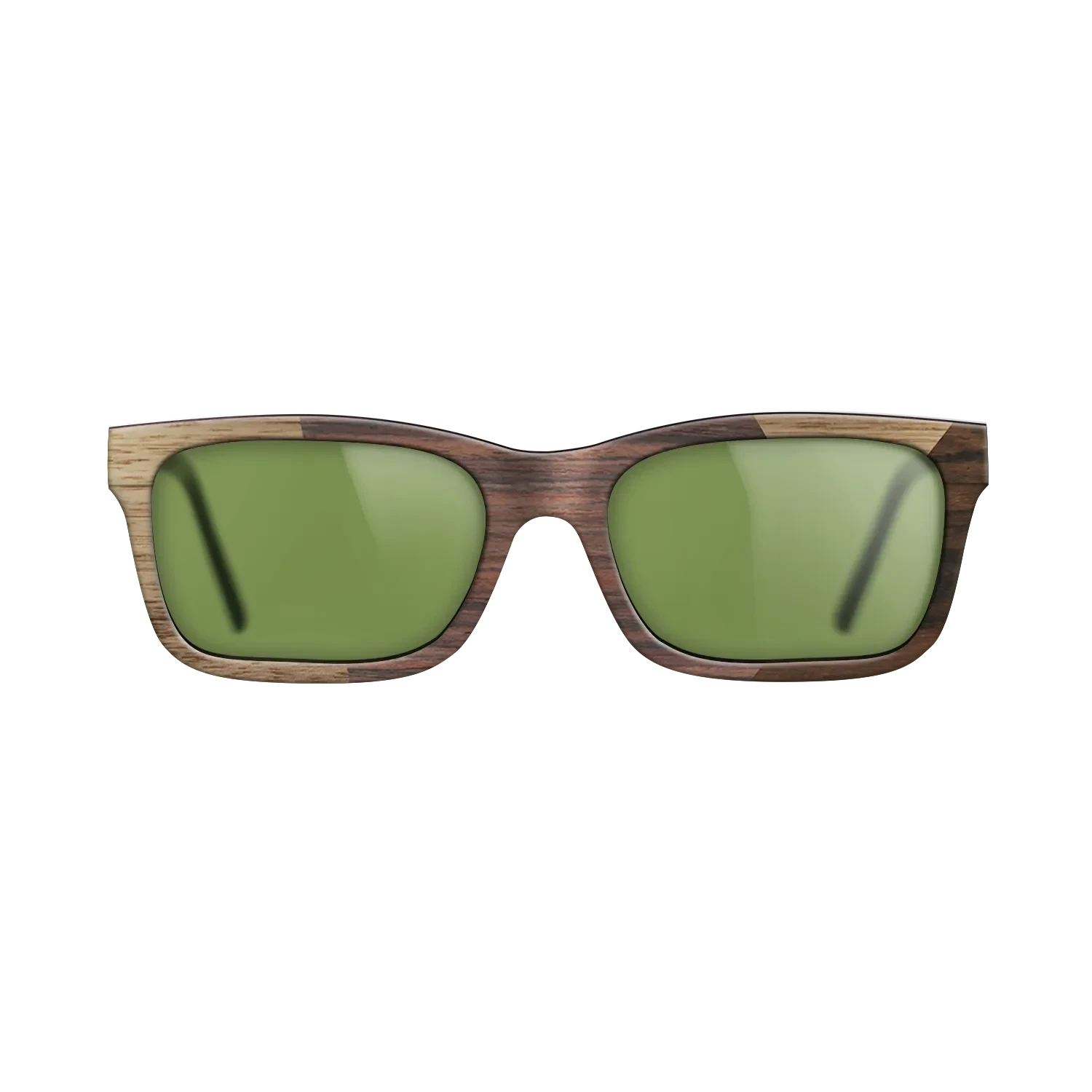 Rosewood Reconstituted,Walnut: Straight Grain,Ziricote Dark Quartered: Angle Cut - The Sage - Rectangle - SIRIS wood optic