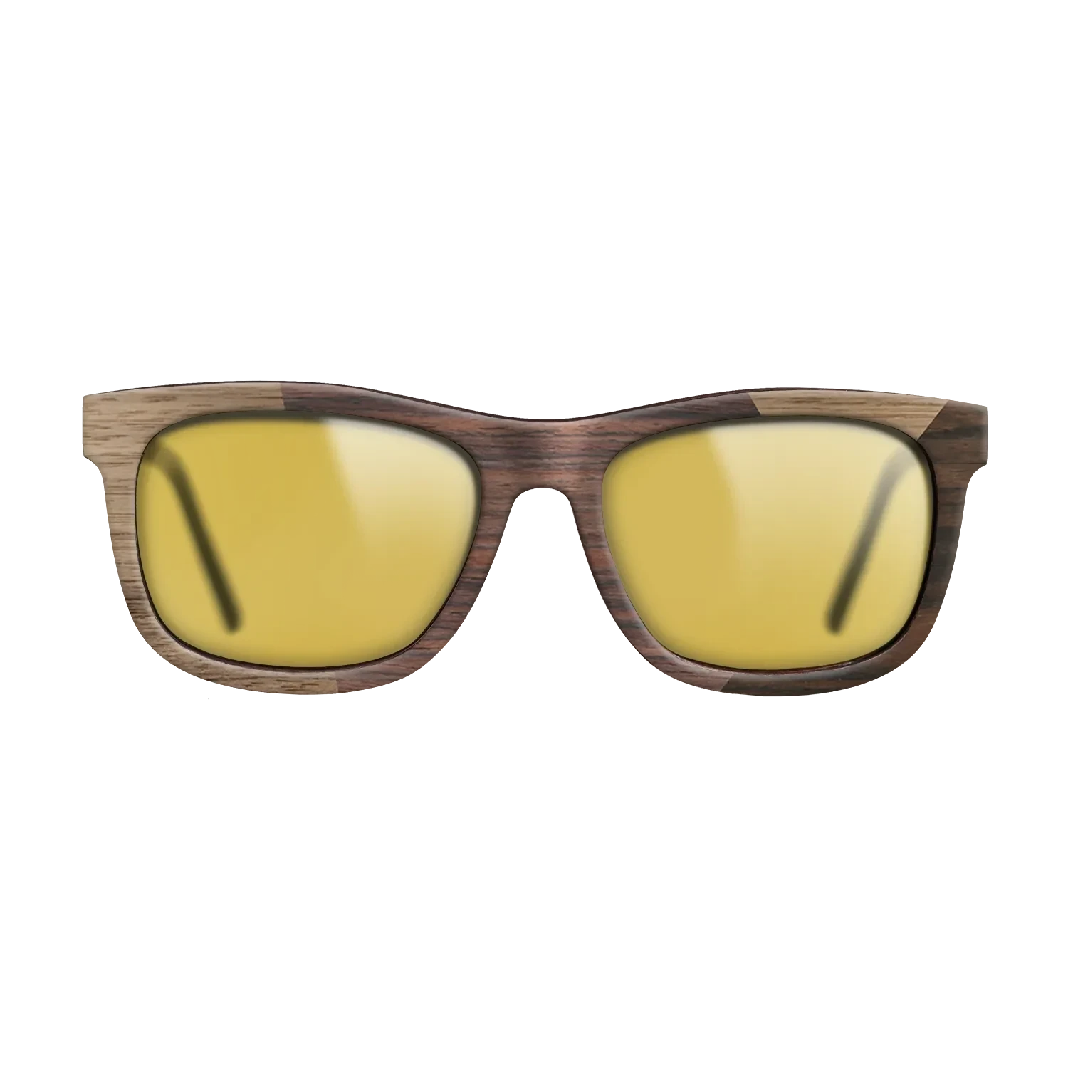 Rosewood Reconstituted,Walnut: Straight Grain,Ziricote Dark Quartered: Angle Cut - The Hero - Square - SIRIS wood optic