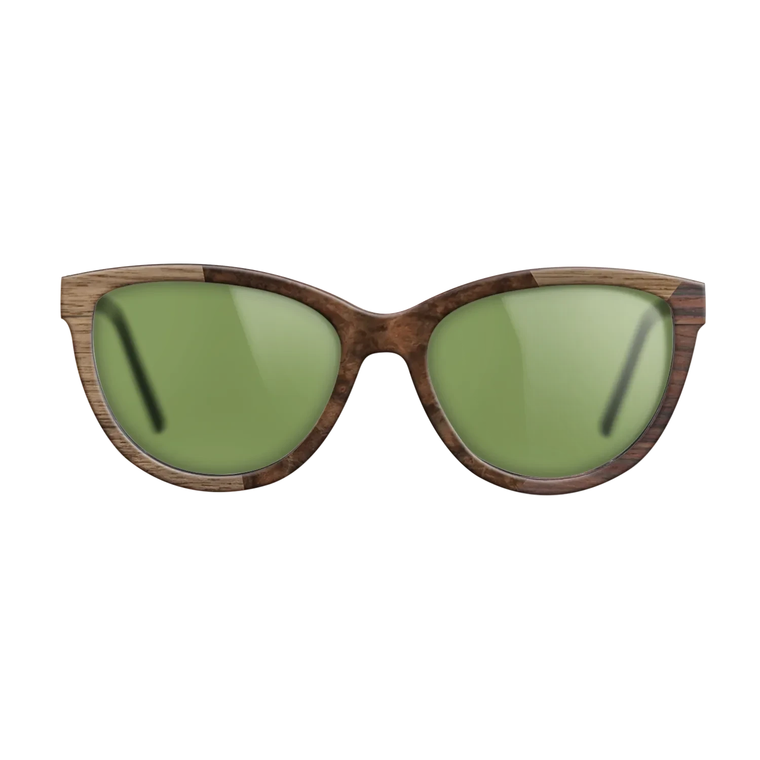 Walnut Burl,Walnut: Straight Grain,Rosewood Reconstituted: Angle Cut - The Maiden - Cat - SIRIS wood optic