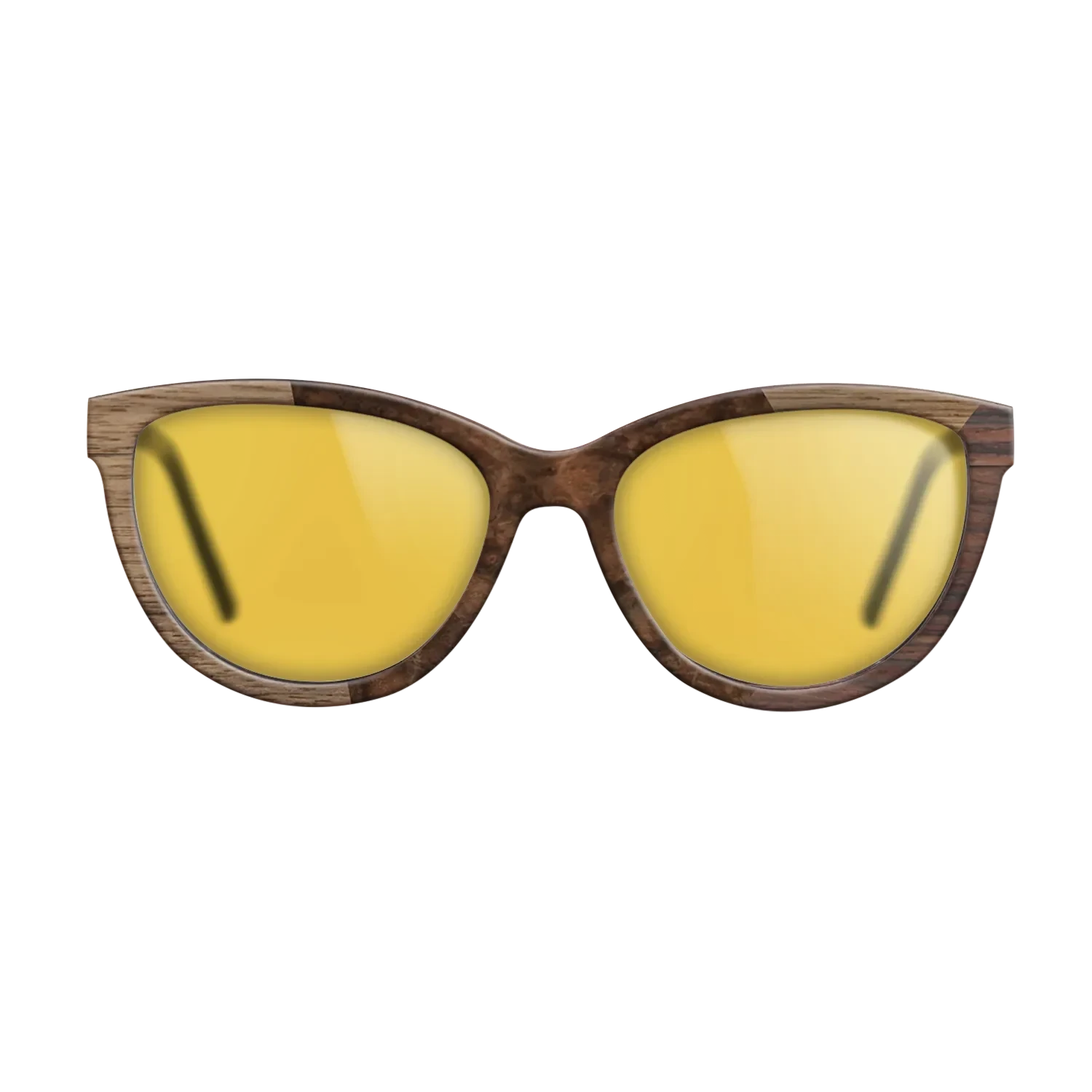 Walnut Burl,Walnut: Straight Grain,Rosewood Reconstituted: Angle Cut - The Maiden - Cat - SIRIS wood optic