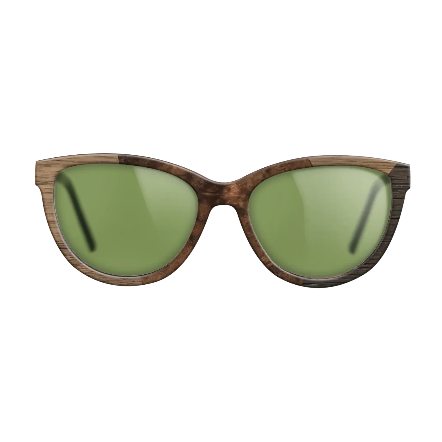 Walnut Burl,Walnut: Straight Grain,Rosewood Reconstituted: Angle Cut - The Maiden - Cat - 1683 - SIRIS wood optic