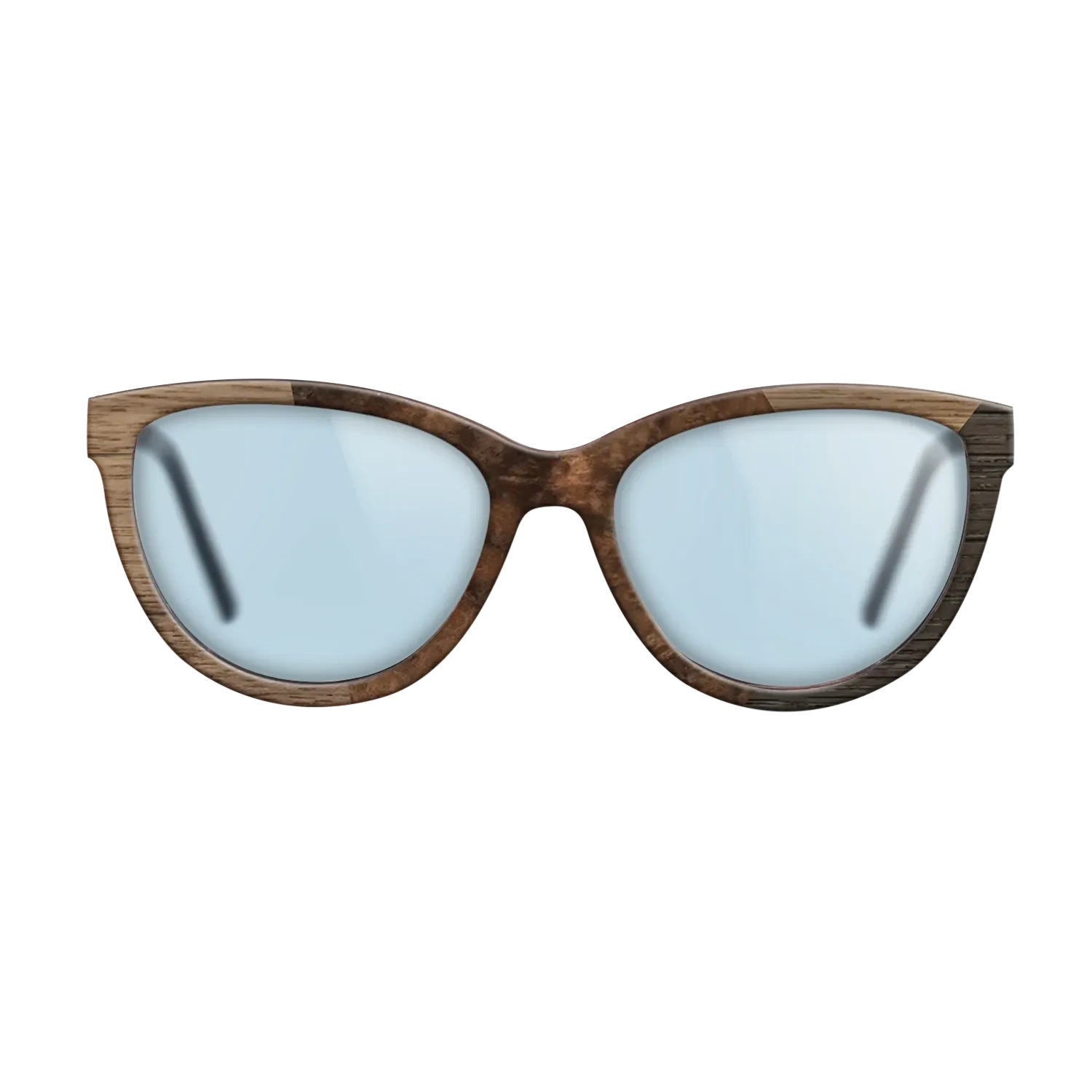 Walnut Burl,Walnut: Straight Grain,Rosewood Reconstituted: Angle Cut - The Maiden - Cat - 1683 - SIRIS wood optic