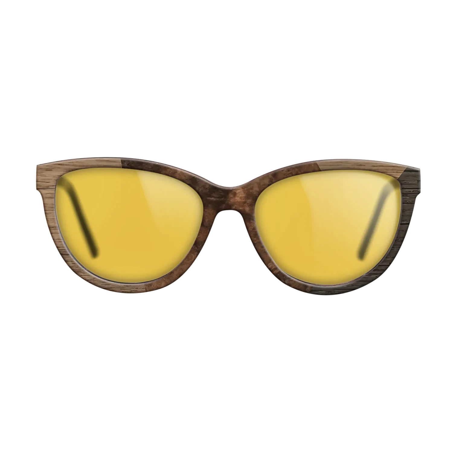 Walnut Burl,Walnut: Straight Grain,Rosewood Reconstituted: Angle Cut - The Maiden - Cat - 1683 - SIRIS wood optic