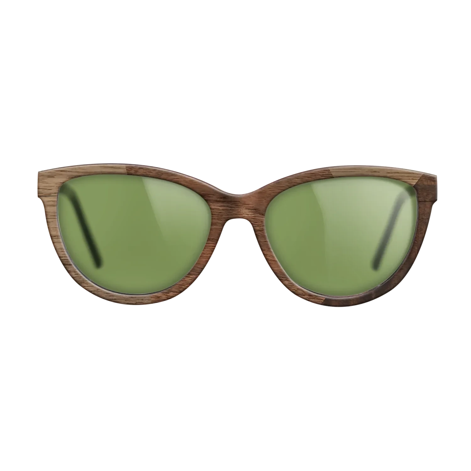 Walnut Claro Dark,Walnut: Straight Grain,Fumed Eucalyptus: Angle Cut - The Maiden - Cat - SIRIS wood optic