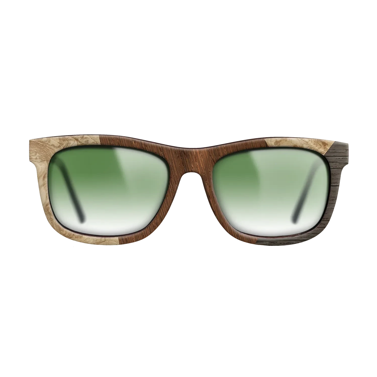 Wenge,Olive Burl,Fumed Oak: Angle Cut - The Hero - Square - SIRIS wood optic