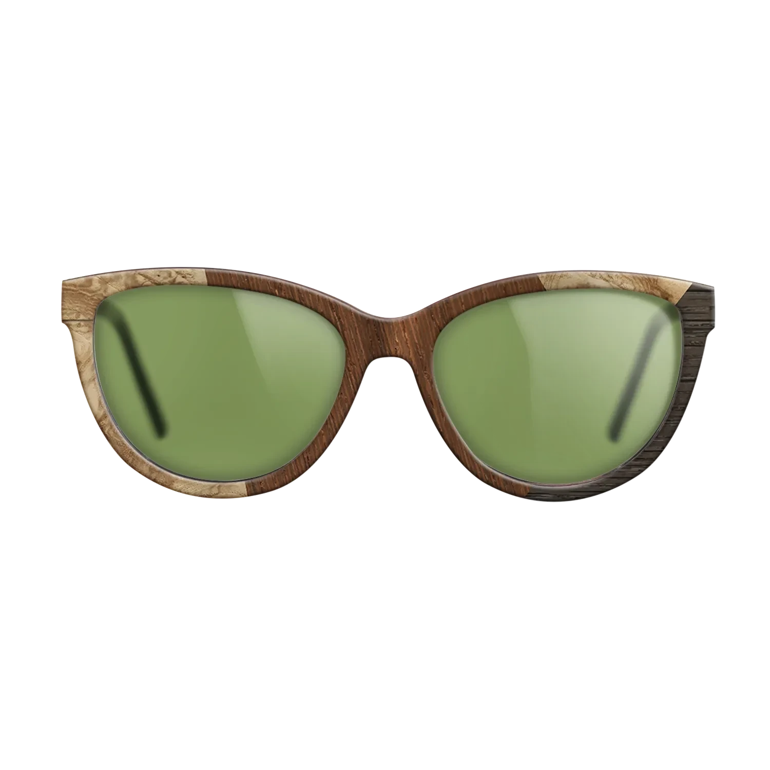 Wenge,Olive Burl,Fumed Oak: Angle Cut - The Maiden - Cat - SIRIS wood optic