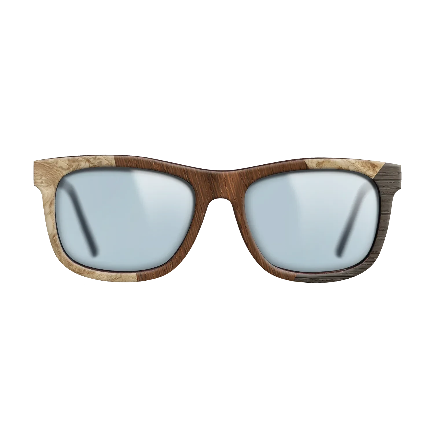 Wenge,Olive Burl,Fumed Oak: Angle Cut - The Hero - Square - SIRIS wood optic