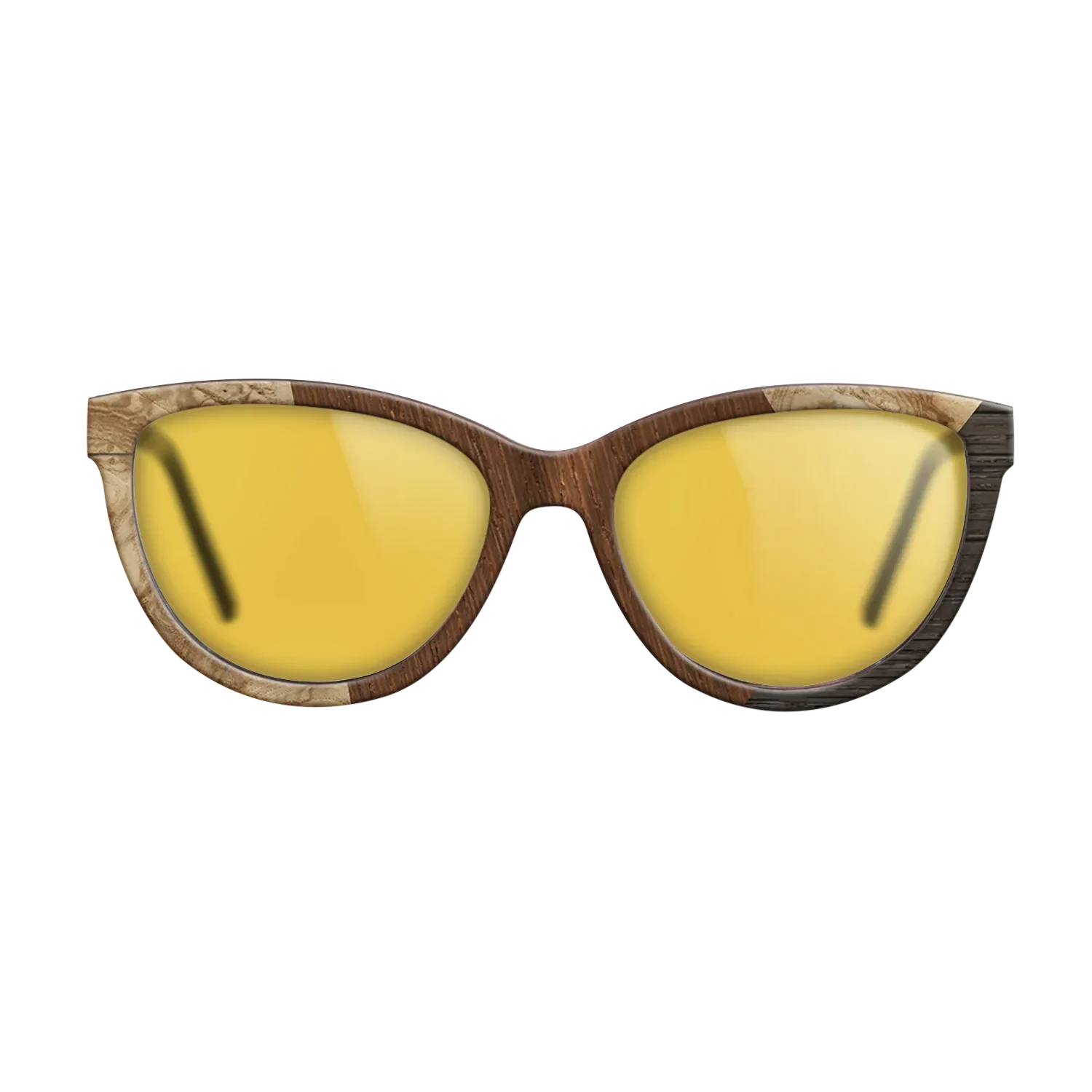 Wenge,Olive Burl,Fumed Oak: Angle Cut - The Maiden - Cat - SIRIS wood optic