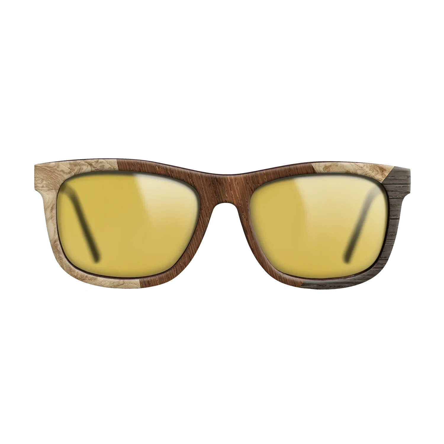 Wenge,Olive Burl,Fumed Oak: Angle Cut - The Hero - Square - SIRIS wood optic