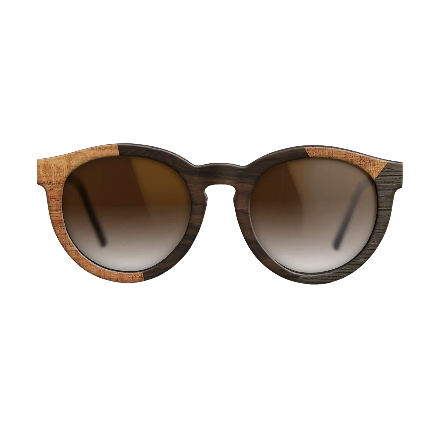 Ziricote Dark Quartered,Koa,Fumed Oak: Angle Cut - The Rebel - Round - SIRIS wood optic