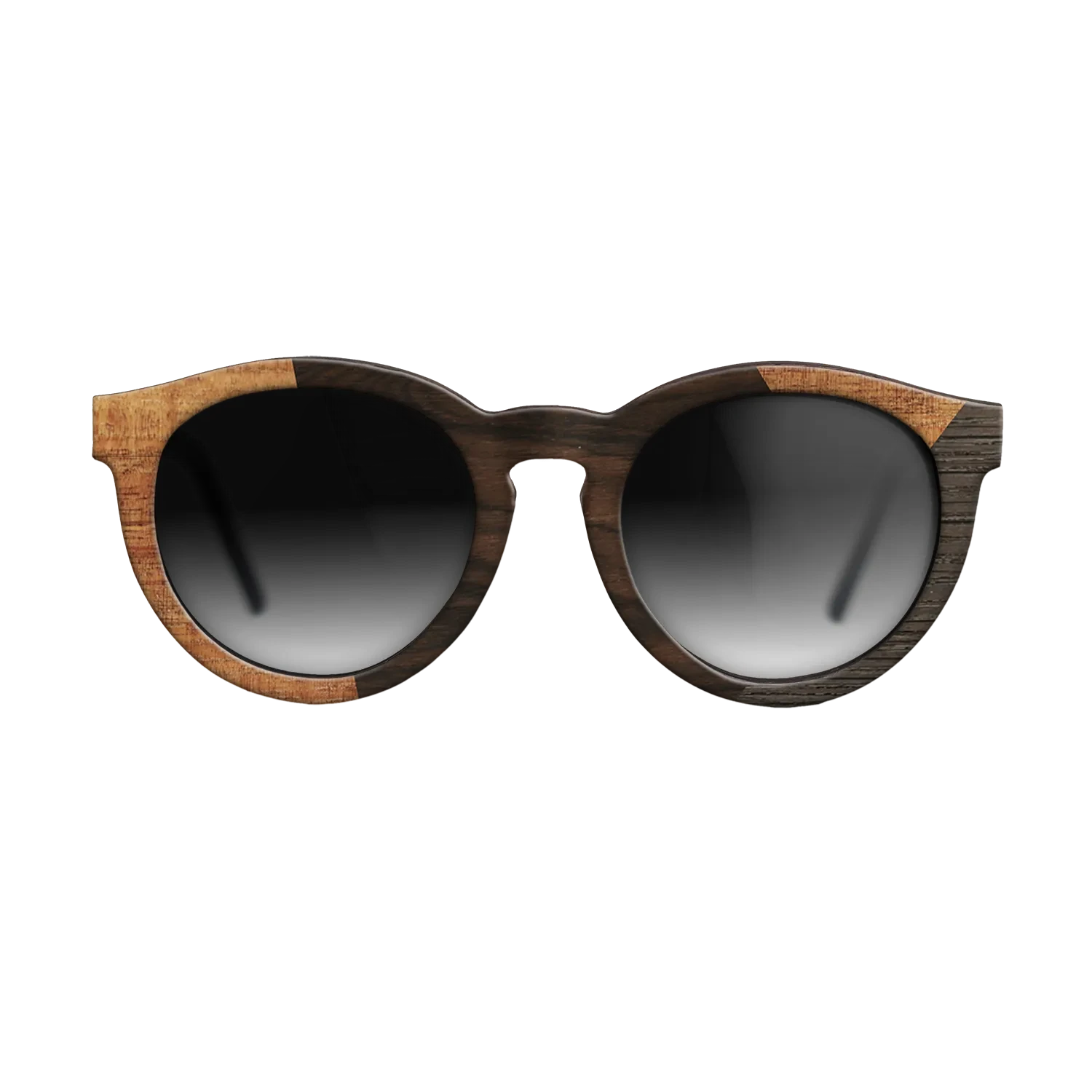 Ziricote Dark Quartered,Koa,Fumed Oak: Angle Cut - The Rebel - Round - SIRIS wood optic