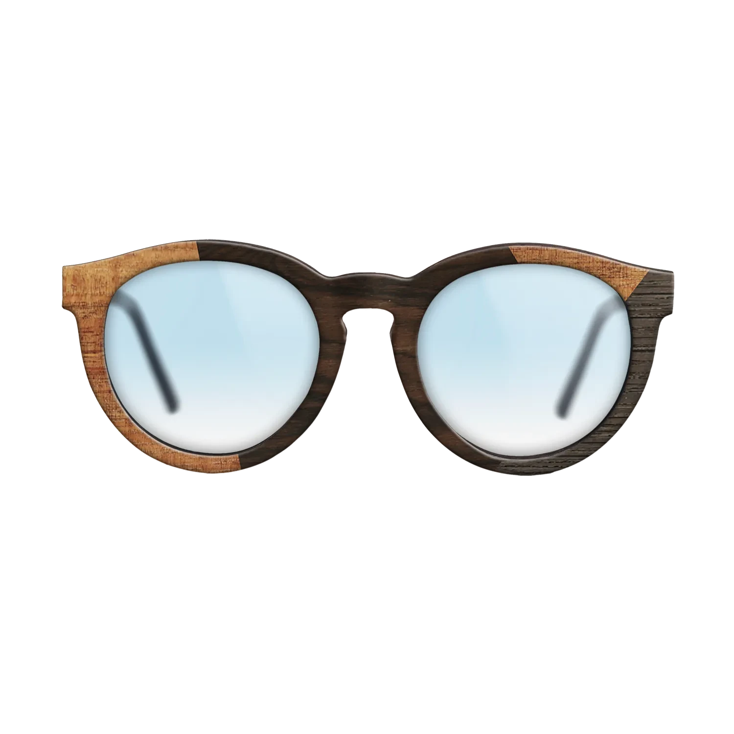 Ziricote Dark Quartered,Koa,Fumed Oak: Angle Cut - The Rebel - Round - SIRIS wood optic