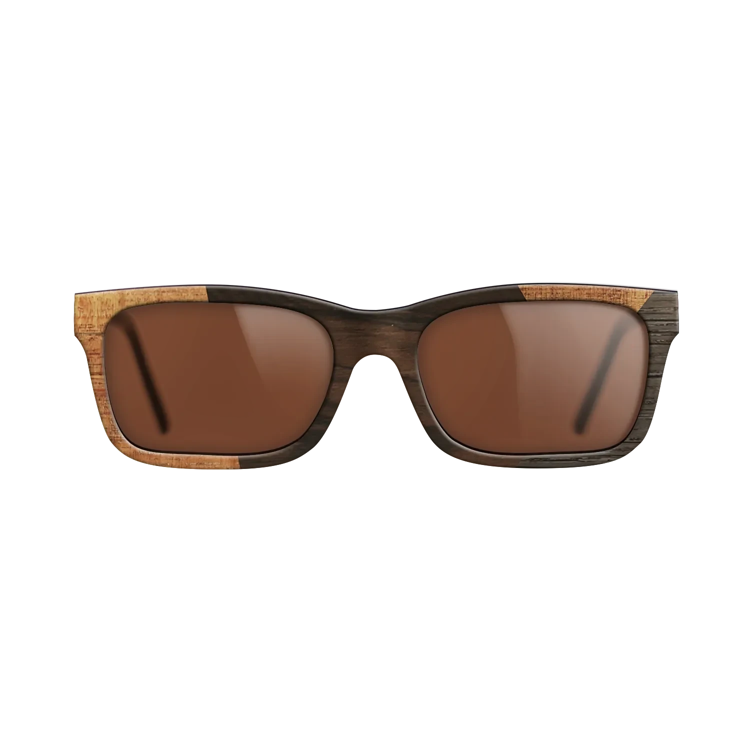 Ziricote Dark Quartered,Koa,Fumed Oak: Angle Cut - The Sage - Rectangle - SIRIS wood optic