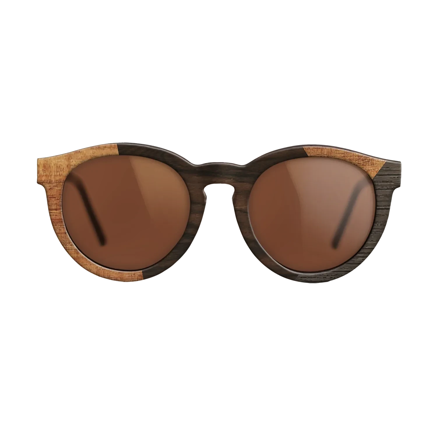 Ziricote Dark Quartered,Koa,Fumed Oak: Angle Cut - The Rebel - Round - SIRIS wood optic