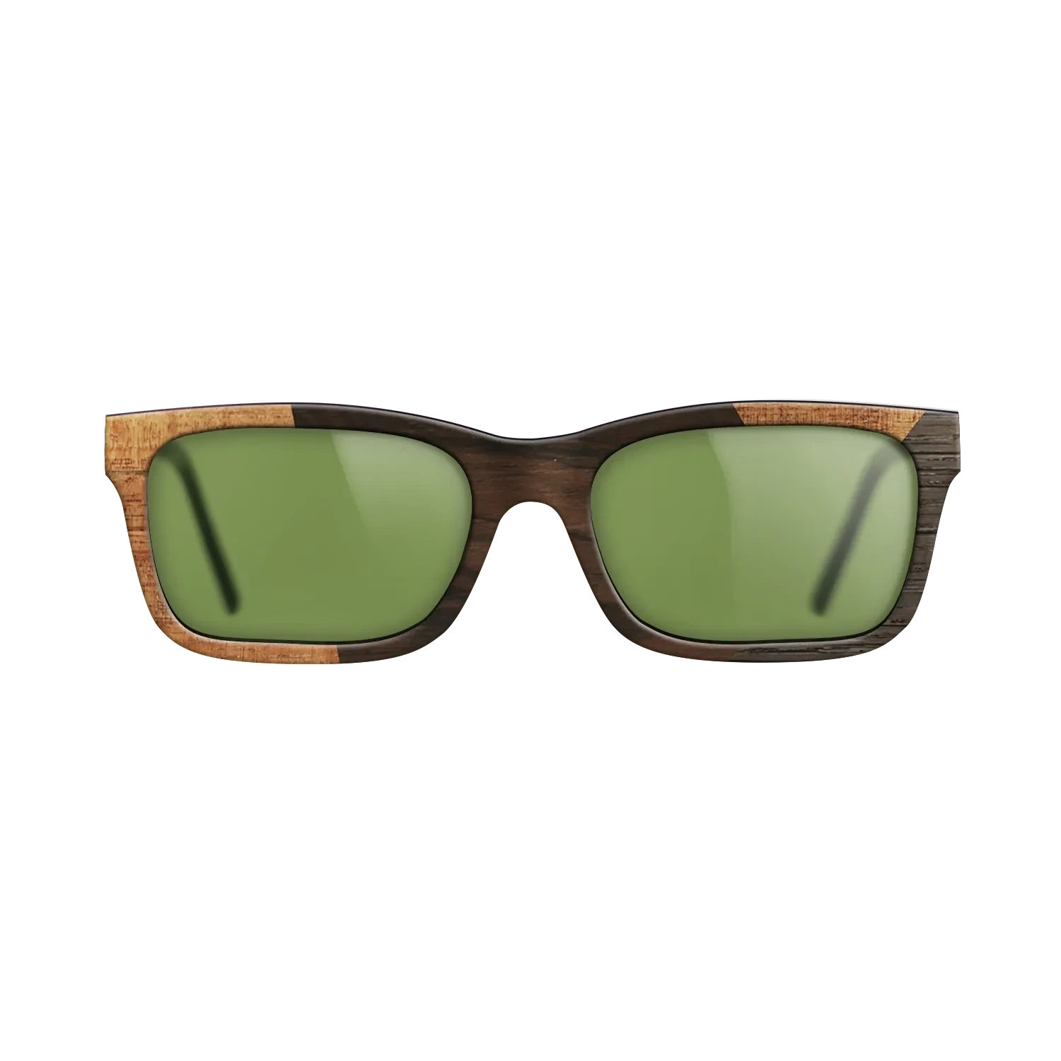 Ziricote Dark Quartered,Koa,Fumed Oak: Angle Cut - The Sage - Rectangle - SIRIS wood optic