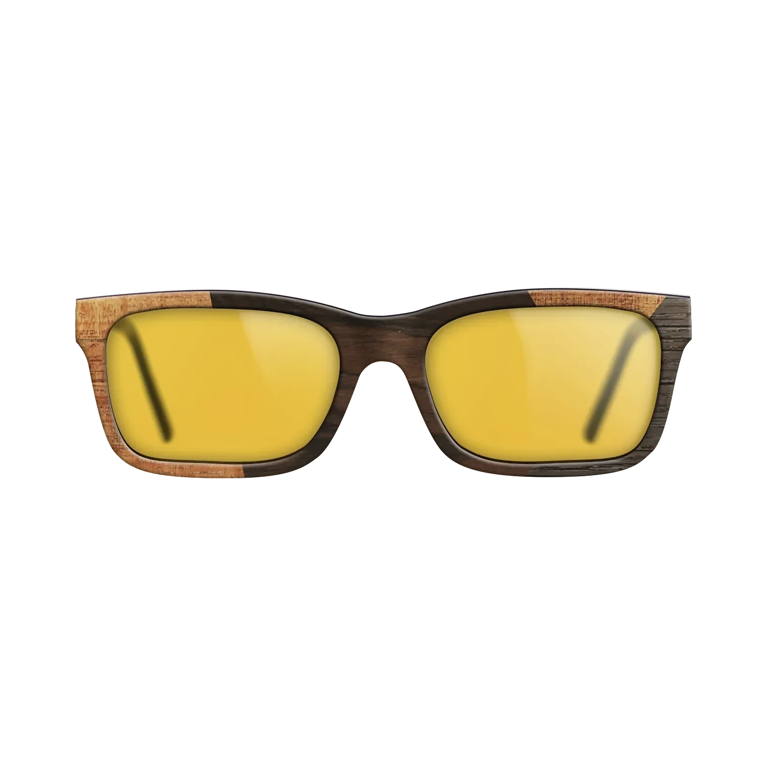 Ziricote Dark Quartered,Koa,Fumed Oak: Angle Cut - The Sage - Rectangle - SIRIS wood optic