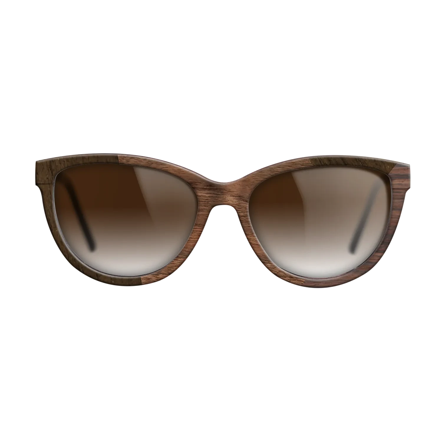 Walnut Claro Dark,Ziricote Light Quartered,Santos Rosewood Dark: Angle Cut - The Maiden - Cat - SIRIS wood optic