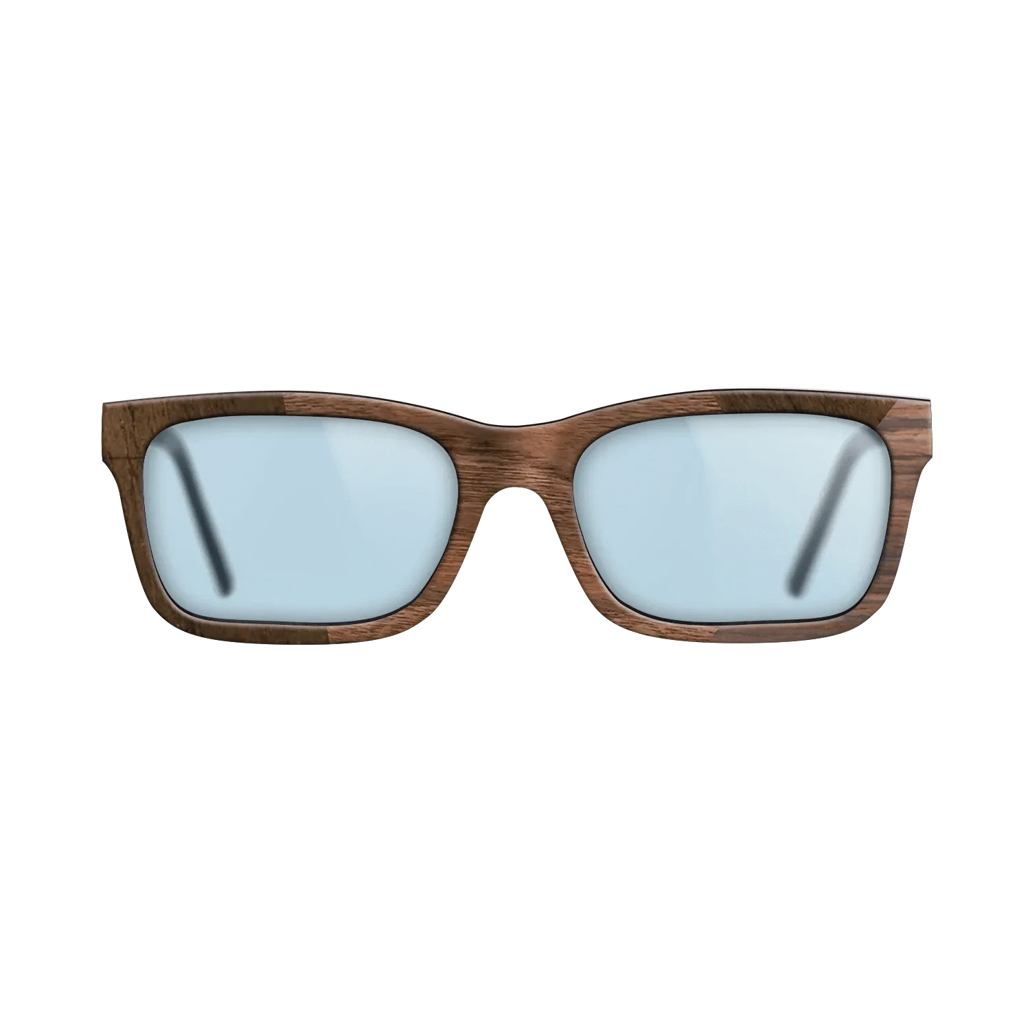 Walnut Claro Dark,Ziricote Light Quartered,Santos Rosewood Dark: Angle Cut - The Sage - Rectangle - SIRIS wood optic