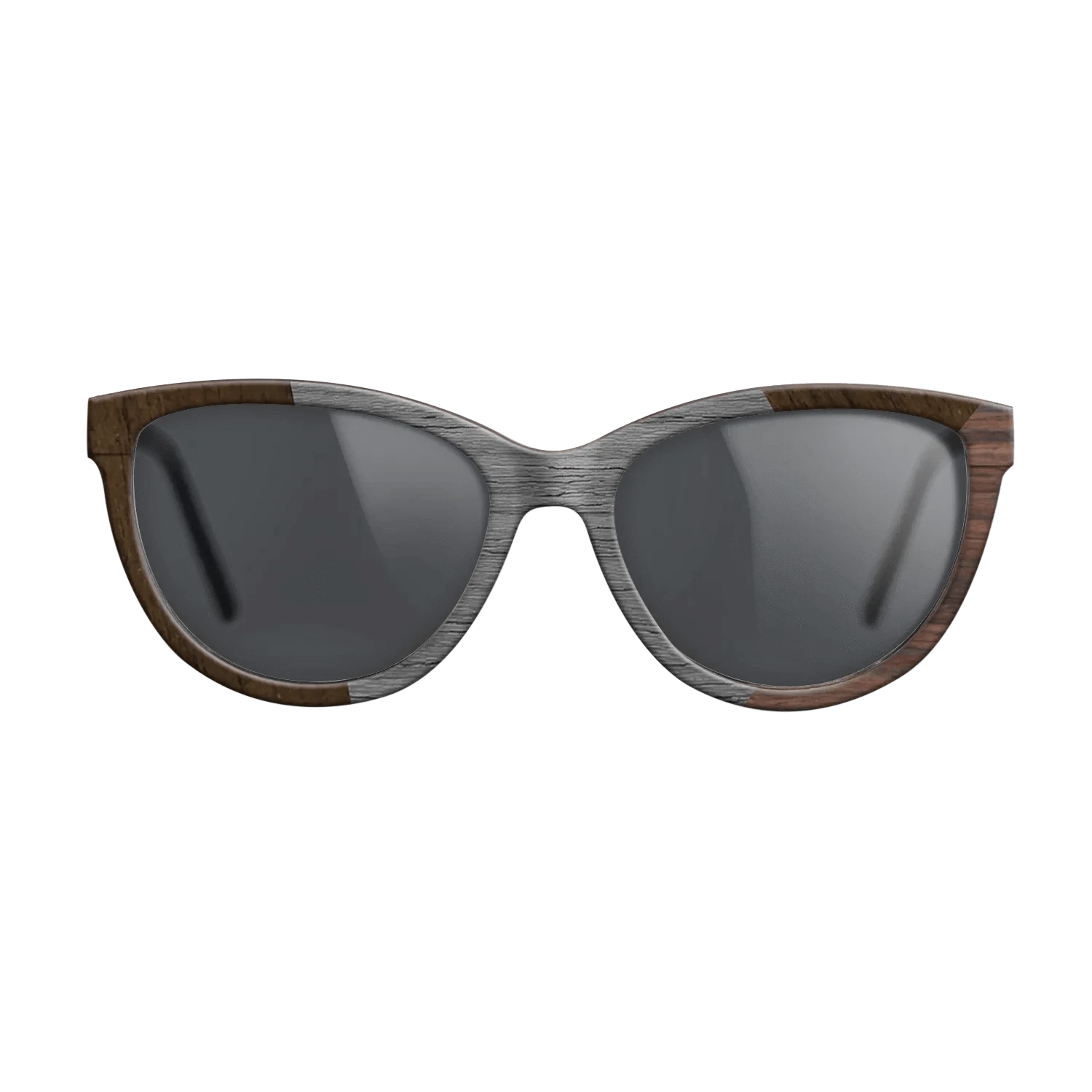 Poplar Dyed: Grey,Ziricote Dark Quartered,Rosewood Reconstituted: Angle Cut - The Maiden - Cat - SIRIS wood optic