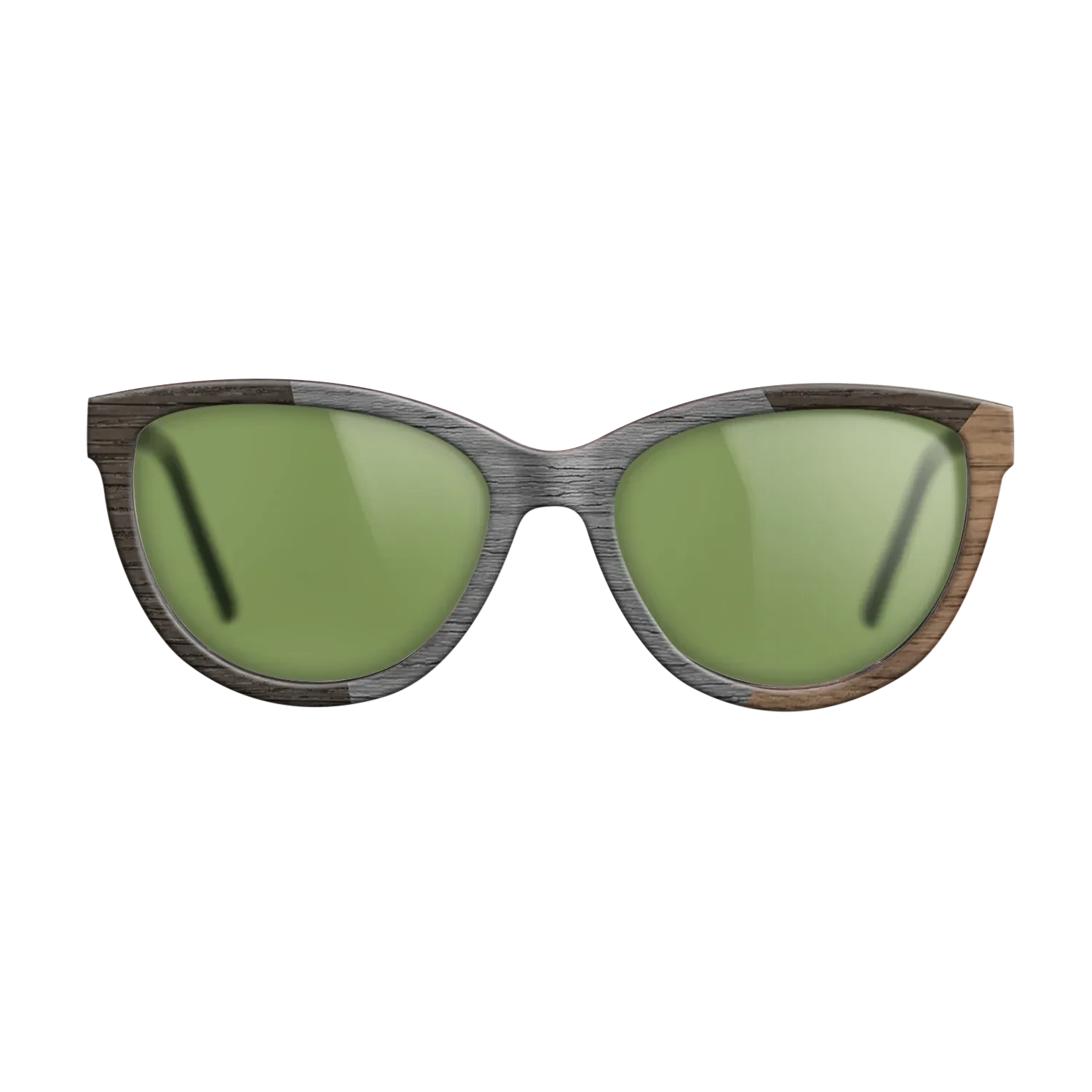 Poplar Dyed: Grey,Fumed Oak,Walnut: Straight Grain: Angle Cut - The Maiden - Cat - SIRIS wood optic