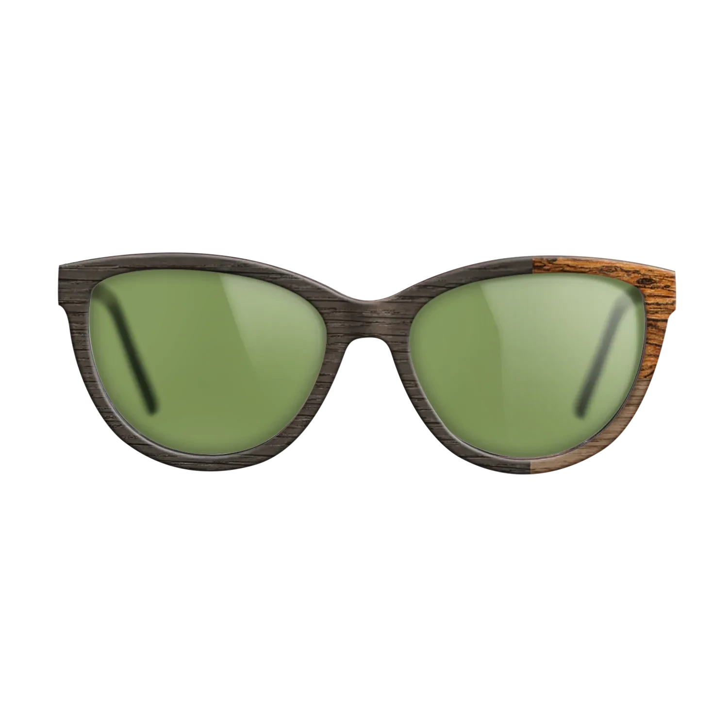 Walnut: Straight Grain,Fumed Oak,Bocote: Cubic Cuts - The Maiden - Cat - SIRIS wood optic