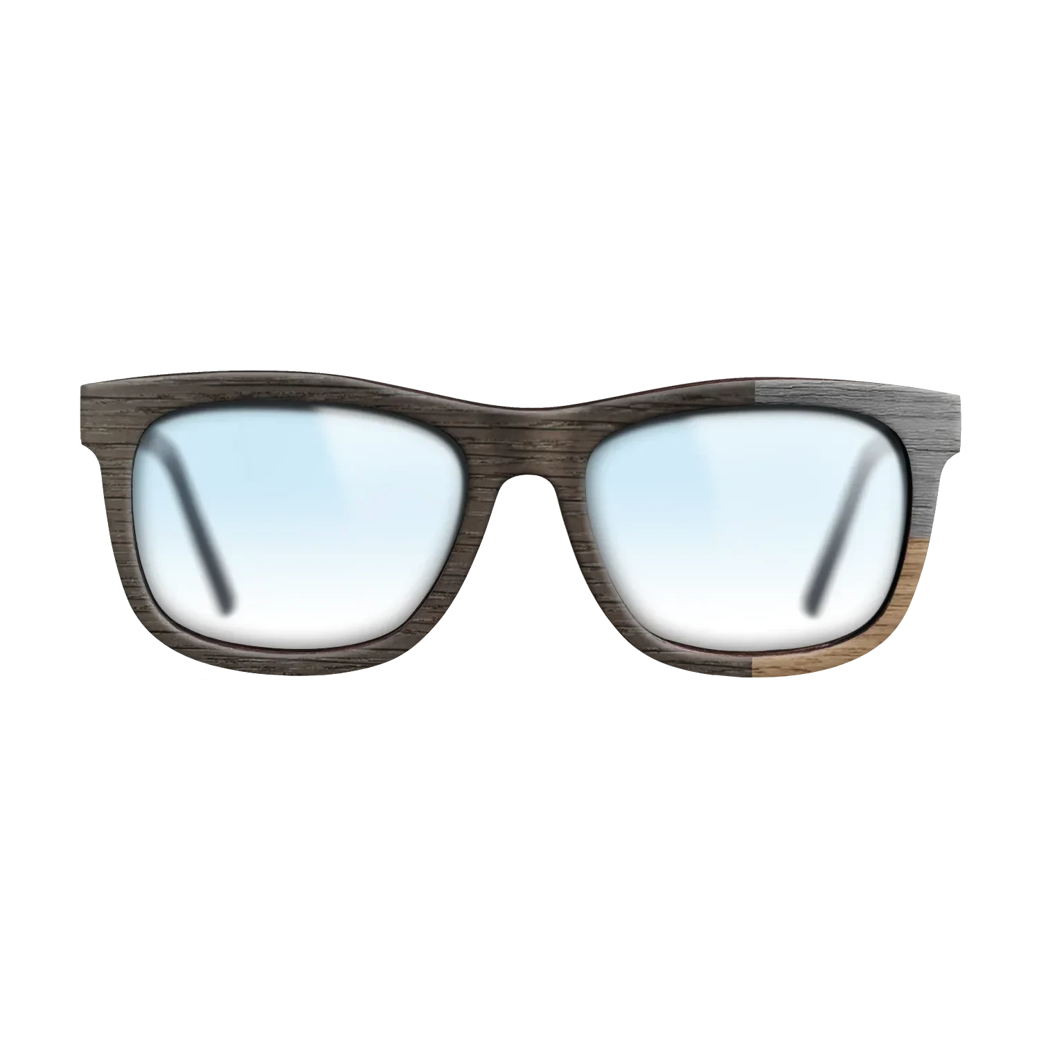 Walnut: Straight Grain,Fumed Oak,Poplar Dyed: Grey: Cubic Cuts - The Hero - Square - SIRIS wood optic