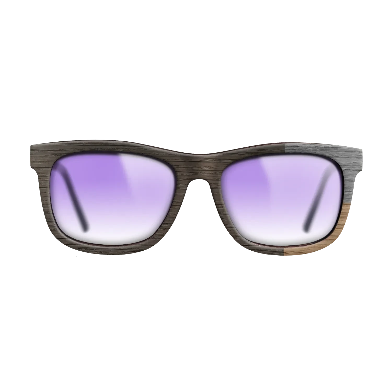 Walnut: Straight Grain,Fumed Oak,Poplar Dyed: Grey: Cubic Cuts - The Hero - Square - SIRIS wood optic