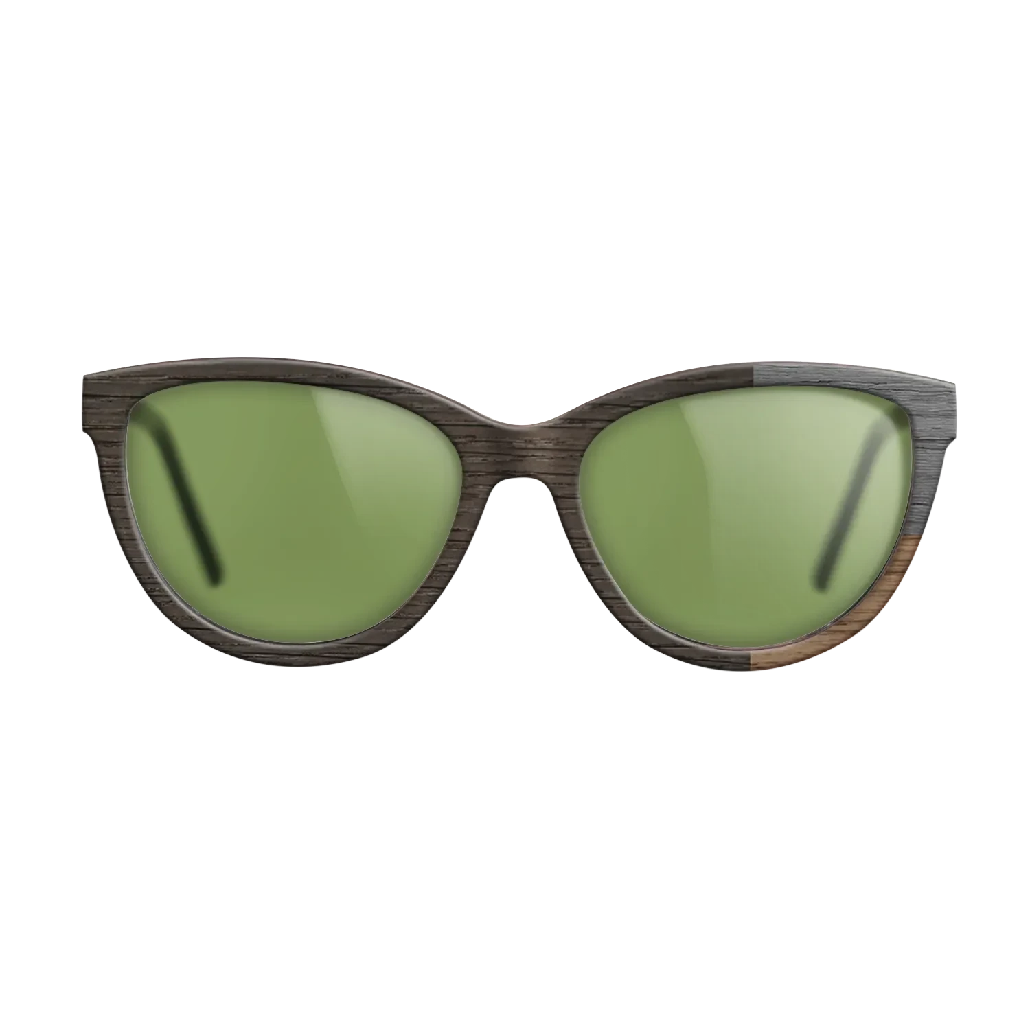 Walnut: Straight Grain,Fumed Oak,Poplar Dyed: Grey: Cubic Cuts - The Maiden - Cat - SIRIS wood optic