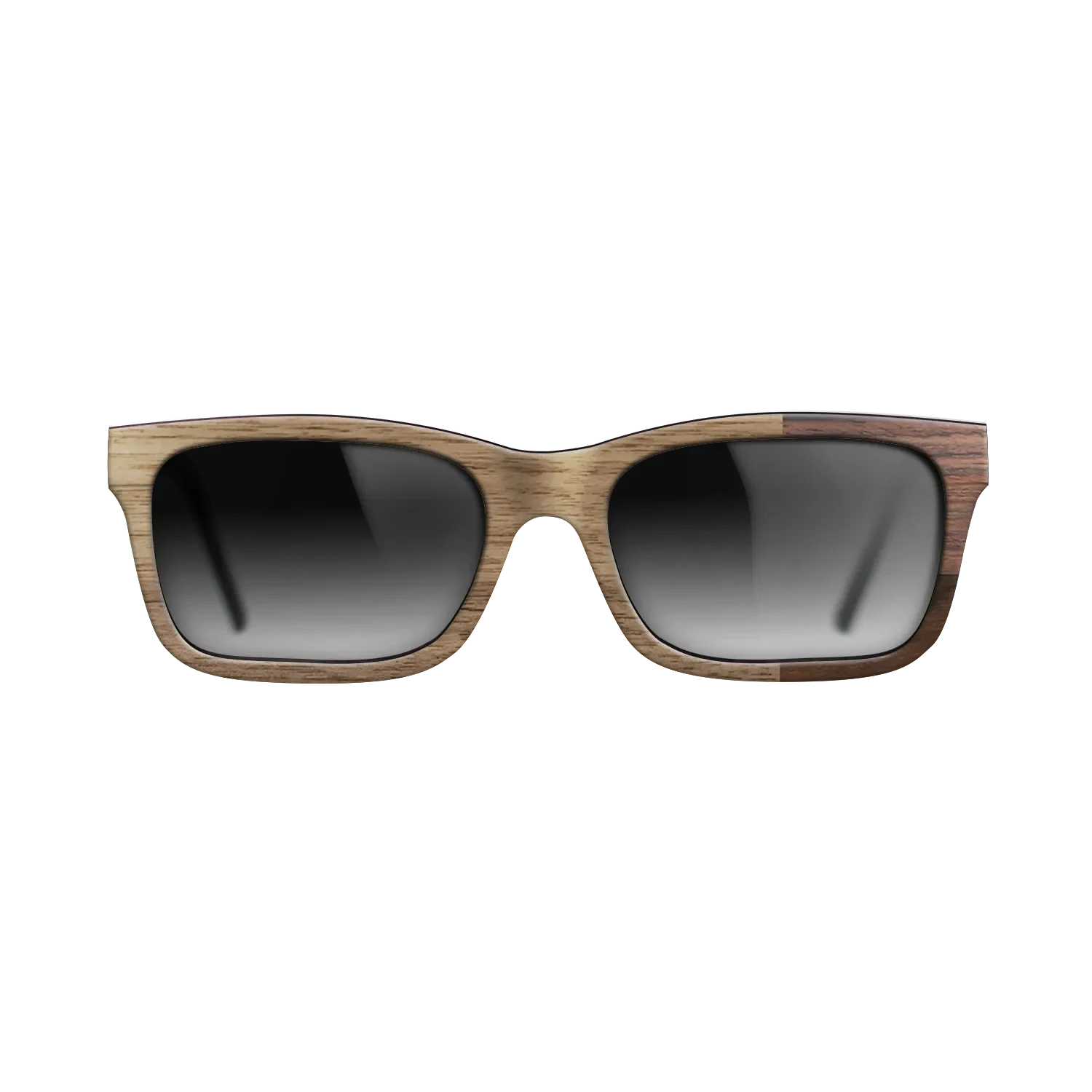 Ziricote Dark Quartered,Walnut: Straight Grain,Rosewood Reconstituted: Cubic Cuts - The Sage - Rectangle - SIRIS wood optic