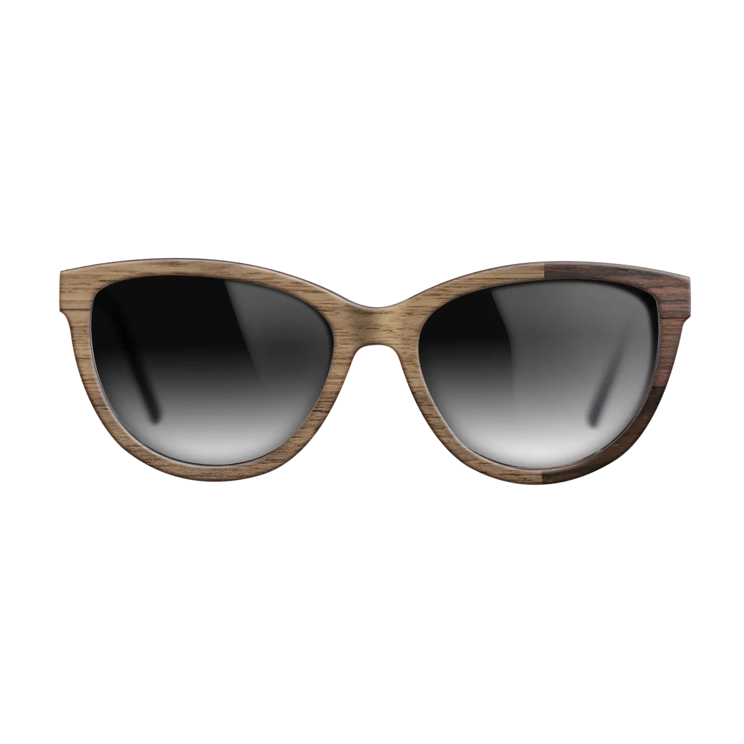 Ziricote Dark Quartered,Walnut: Straight Grain,Rosewood Reconstituted: Cubic Cuts - The Maiden - Cat - SIRIS wood optic