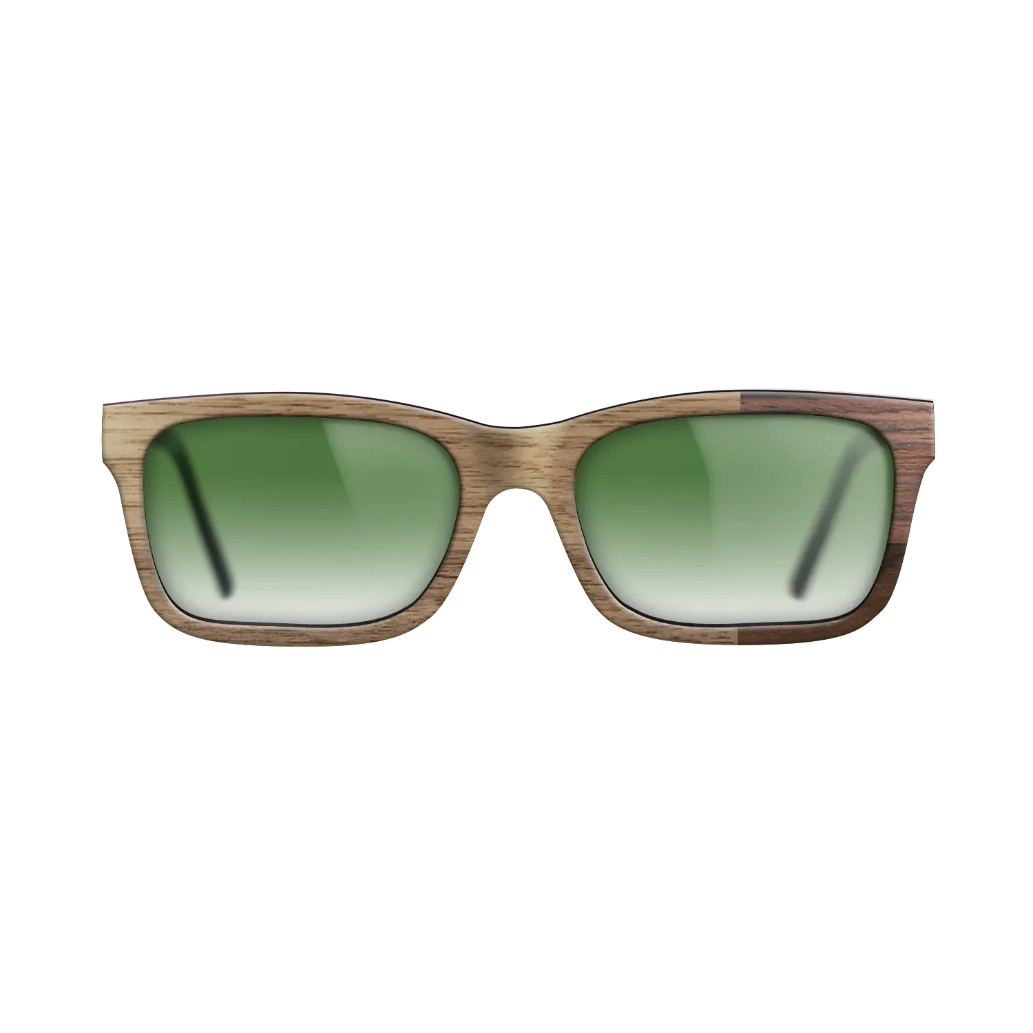 Ziricote Dark Quartered,Walnut: Straight Grain,Rosewood Reconstituted: Cubic Cuts - The Sage - Rectangle - SIRIS wood optic