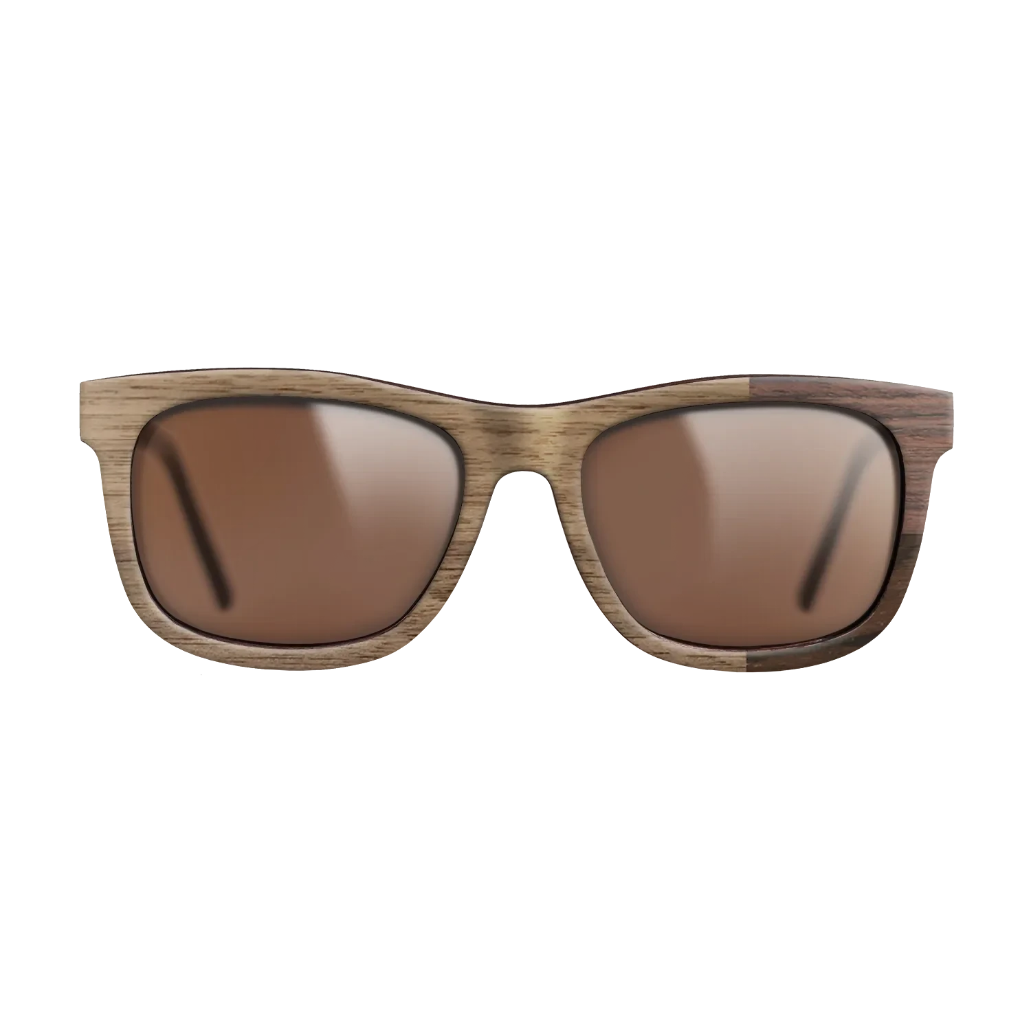 Ziricote Dark Quartered,Walnut: Straight Grain,Rosewood Reconstituted: Cubic Cuts - The Hero - Square - SIRIS wood optic