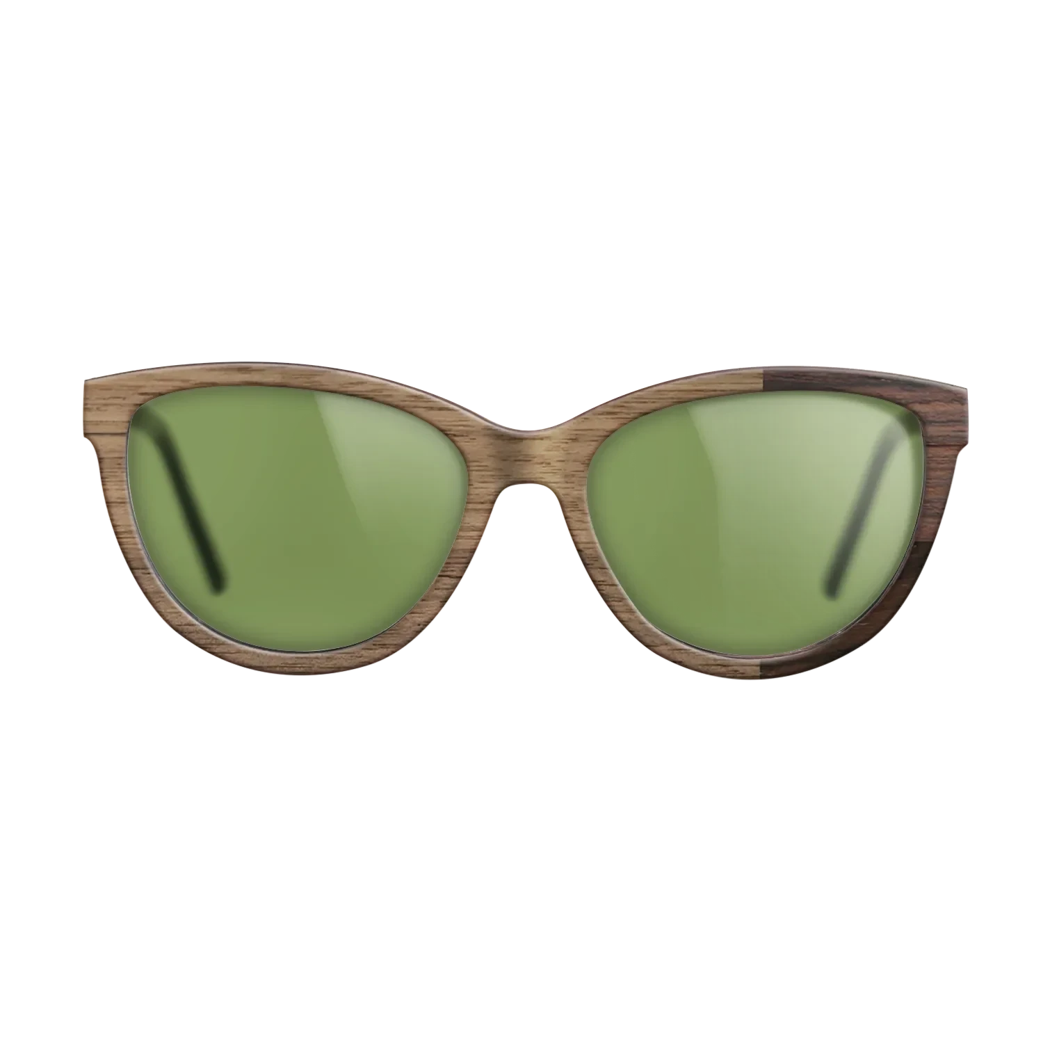 Ziricote Dark Quartered,Walnut: Straight Grain,Rosewood Reconstituted: Cubic Cuts - The Maiden - Cat - SIRIS wood optic